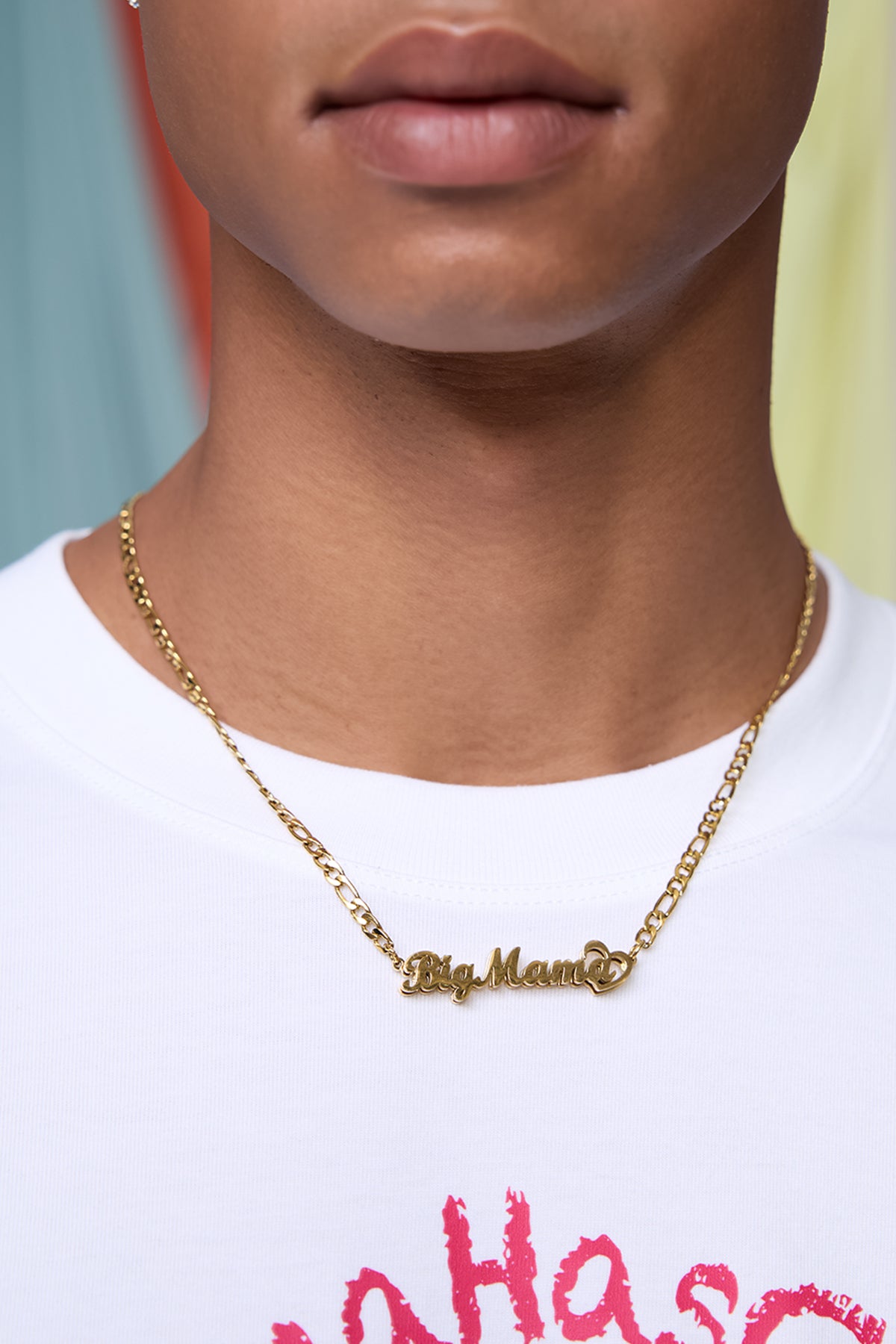 Metallic Rift Stainless Steel Necklace