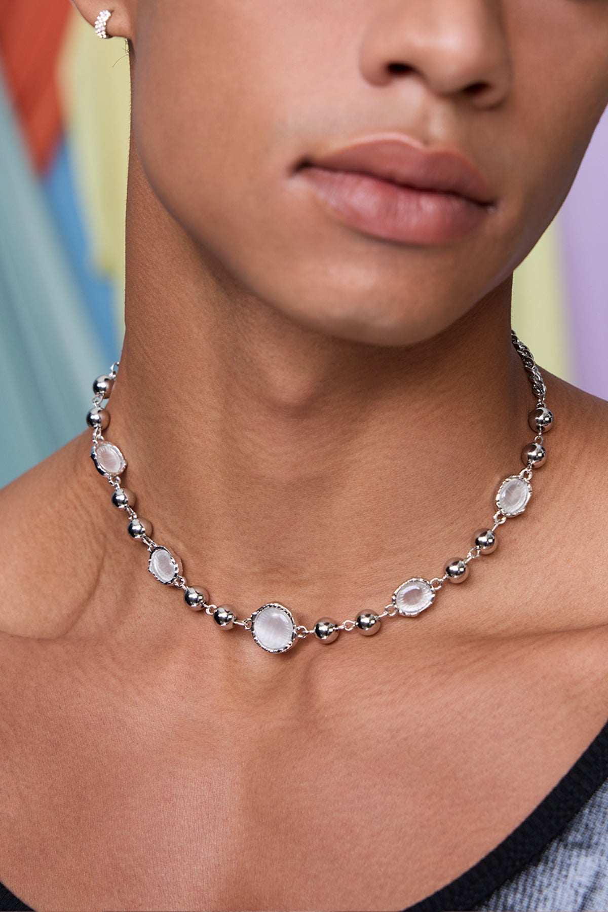 Metallic Verse Choker