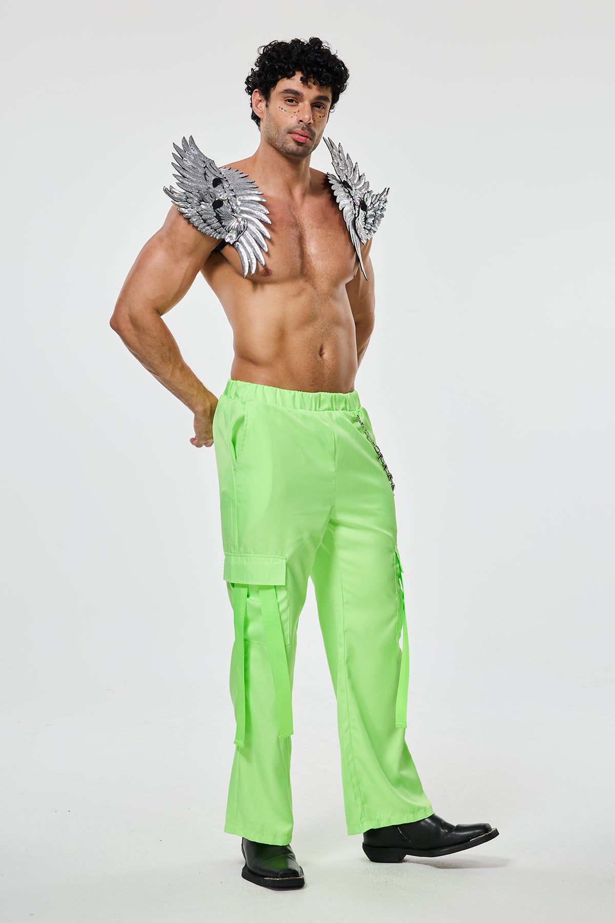 Mineral Authority Wing Sequin Shoulder Armor