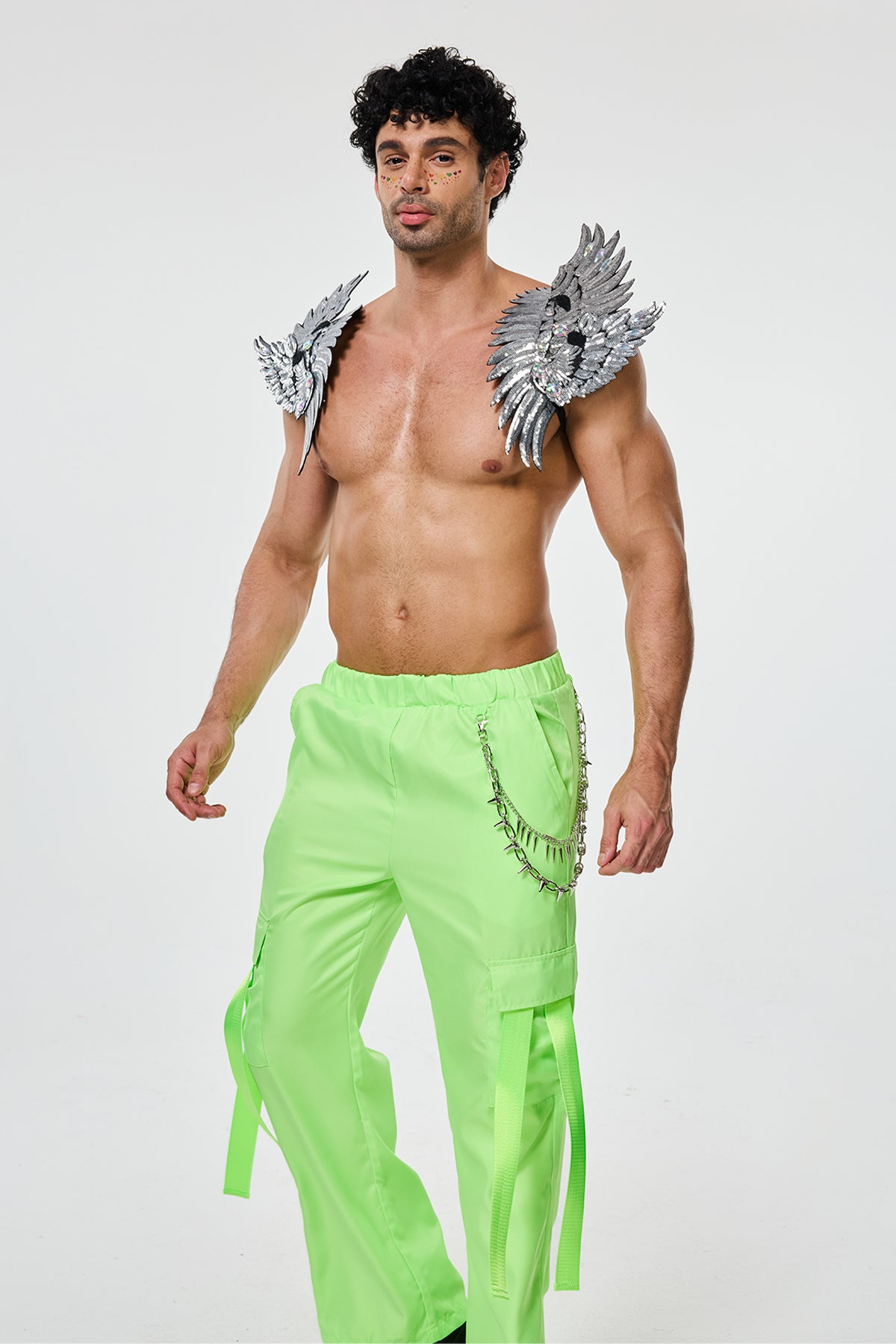 Mineral Authority Wing Sequin Shoulder Armor