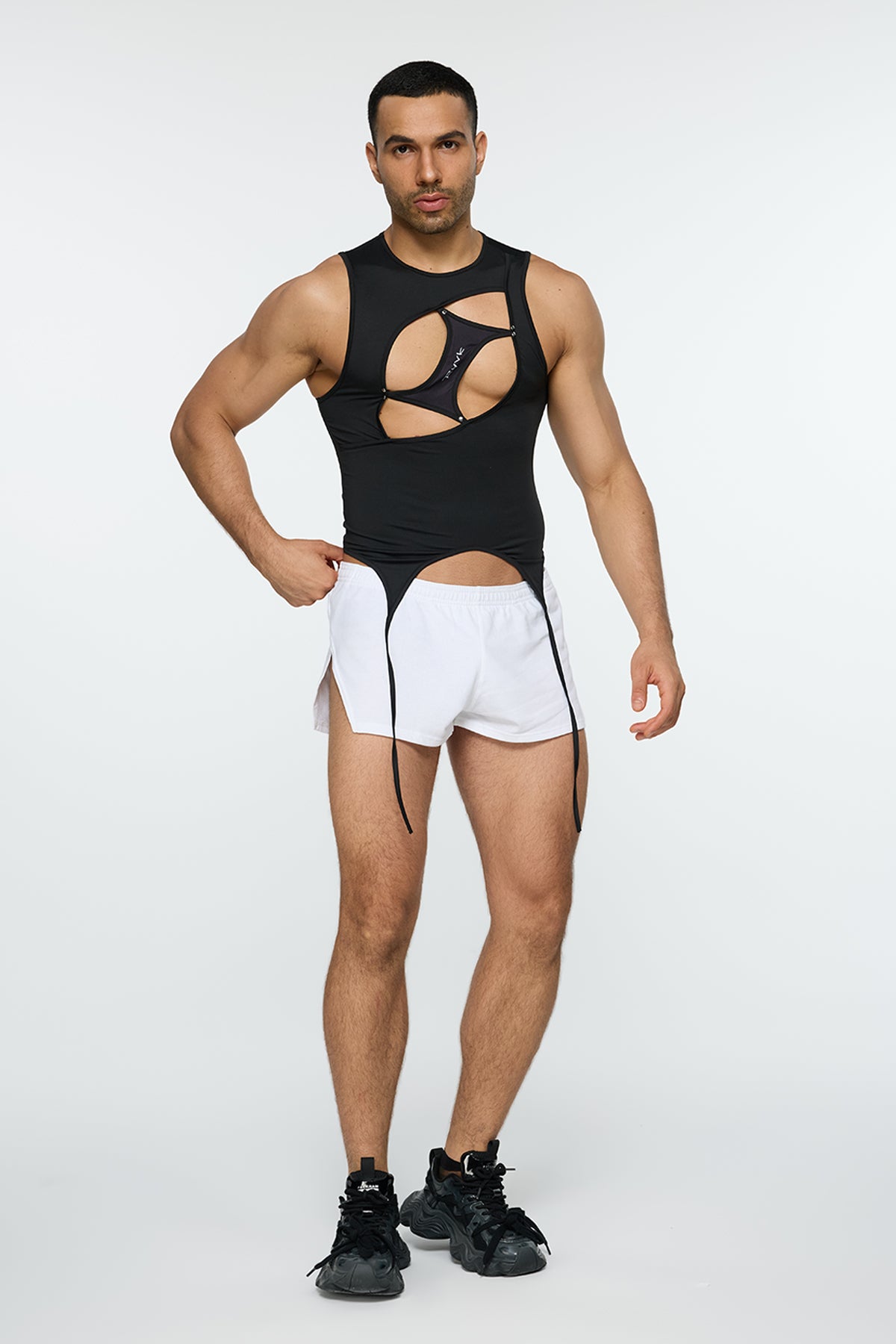 Minimal Void Cutout Tank Top