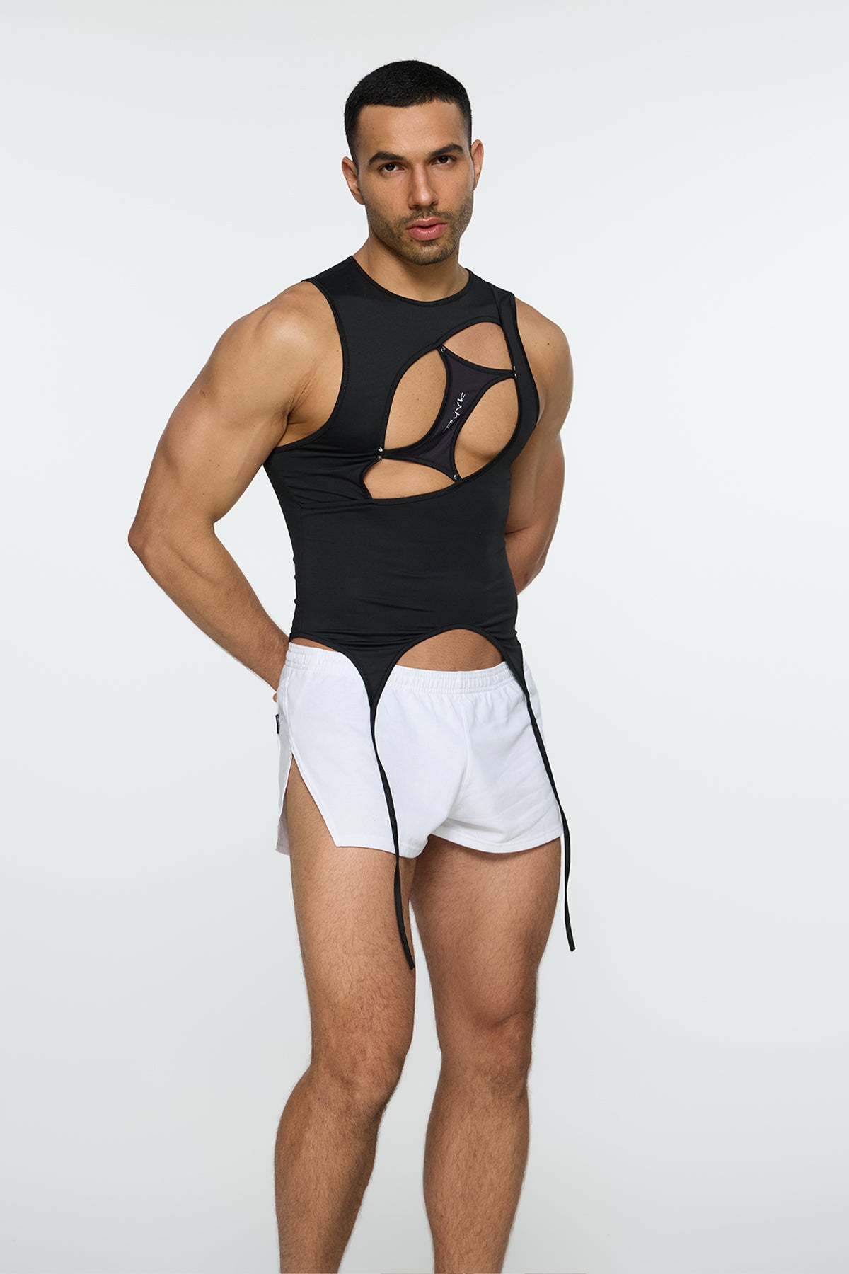 Minimal Void Cutout Tank Top