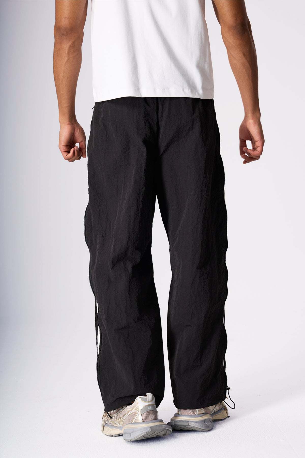 Mono Path Striped Straight Pants