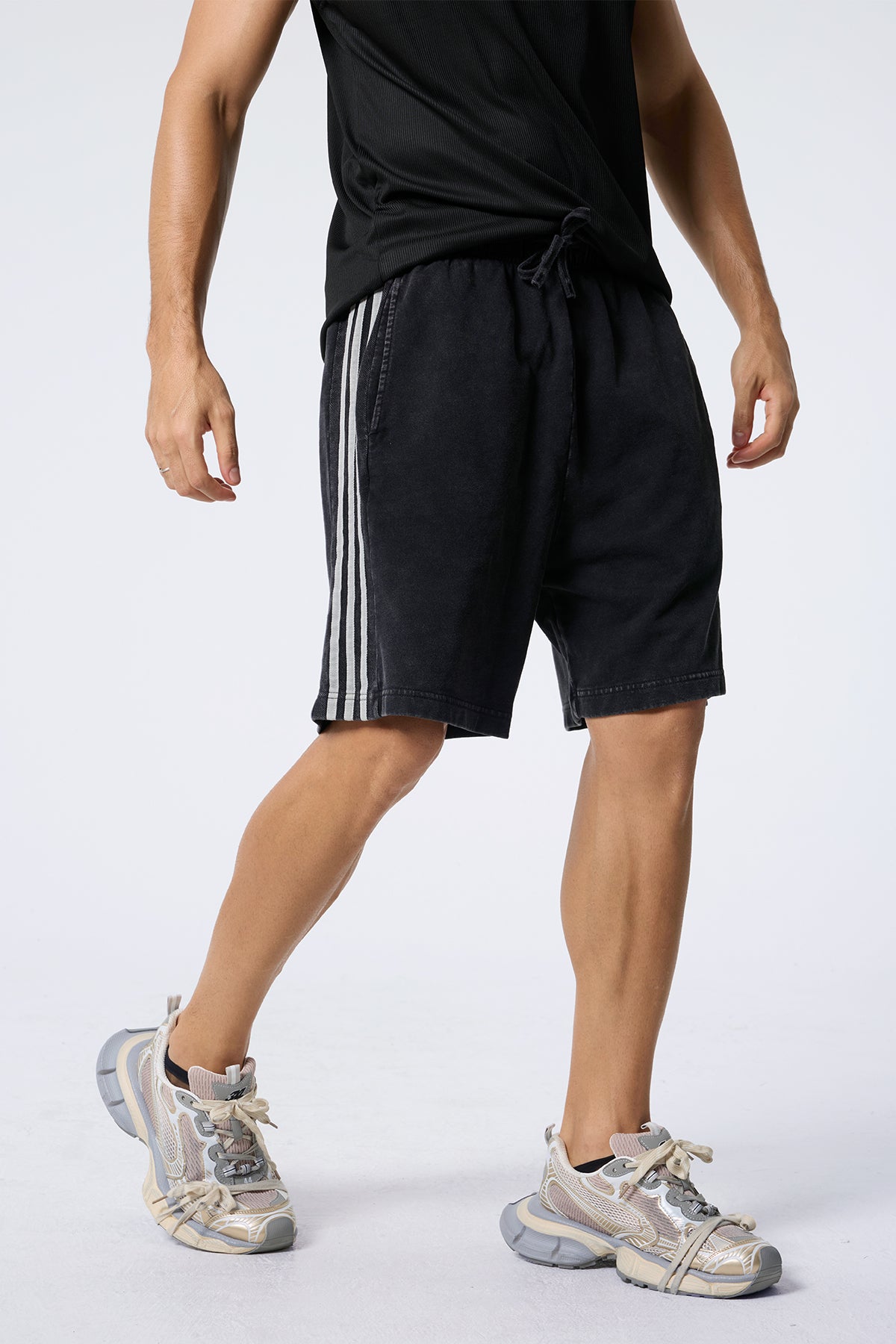 Motion Clue Striped Shorts