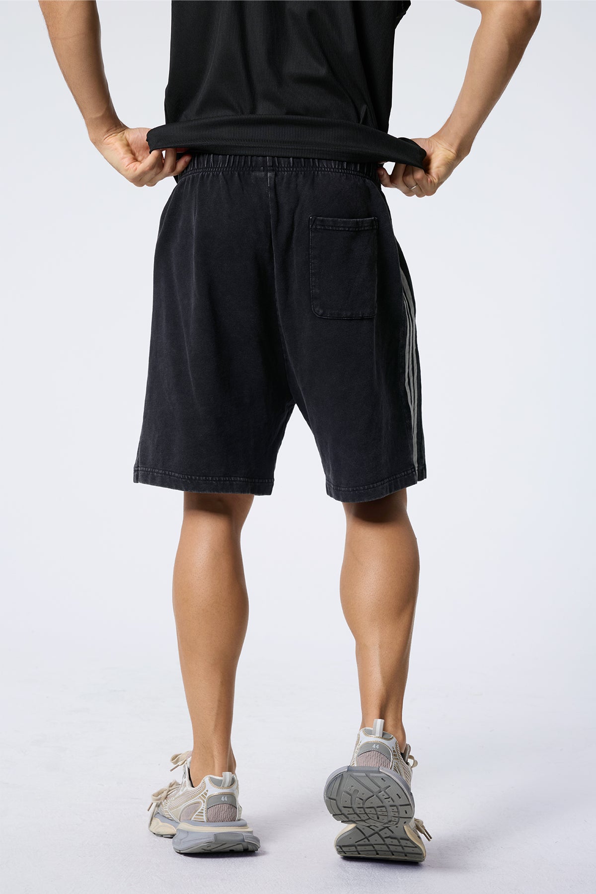 Motion Clue Striped Shorts