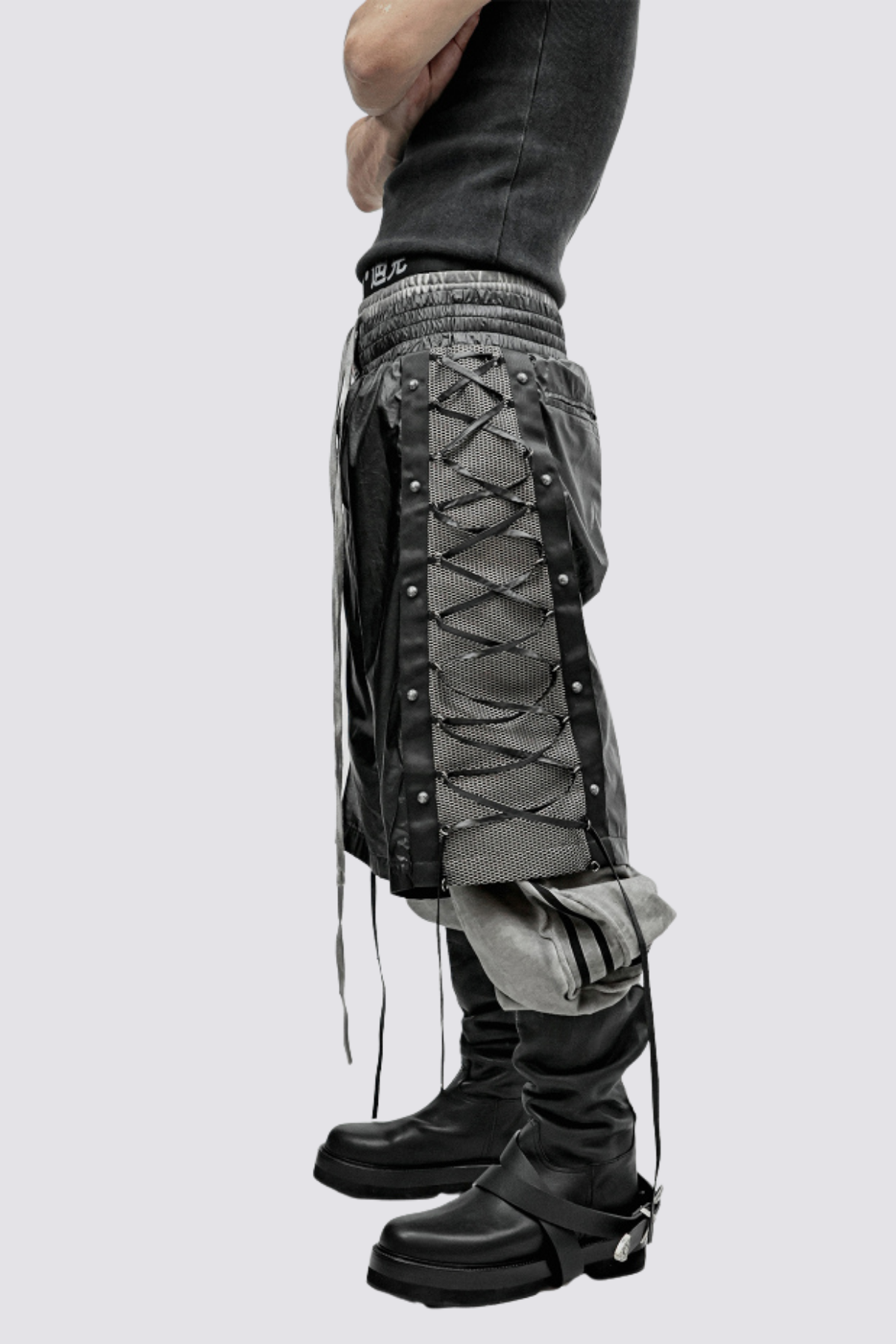 Motion Line Glossy Shorts