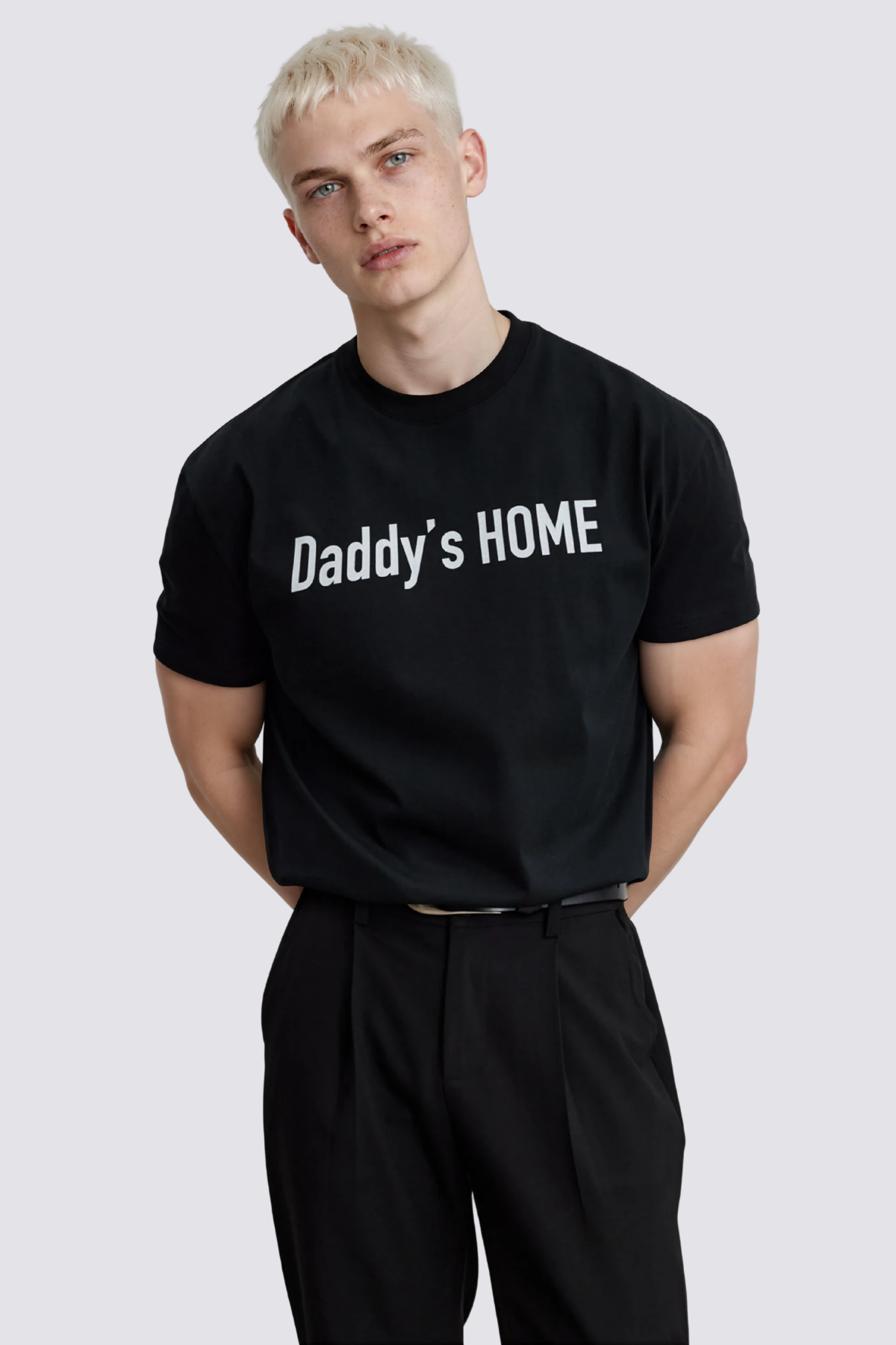 Muted Symbol Print T-Shirt Black