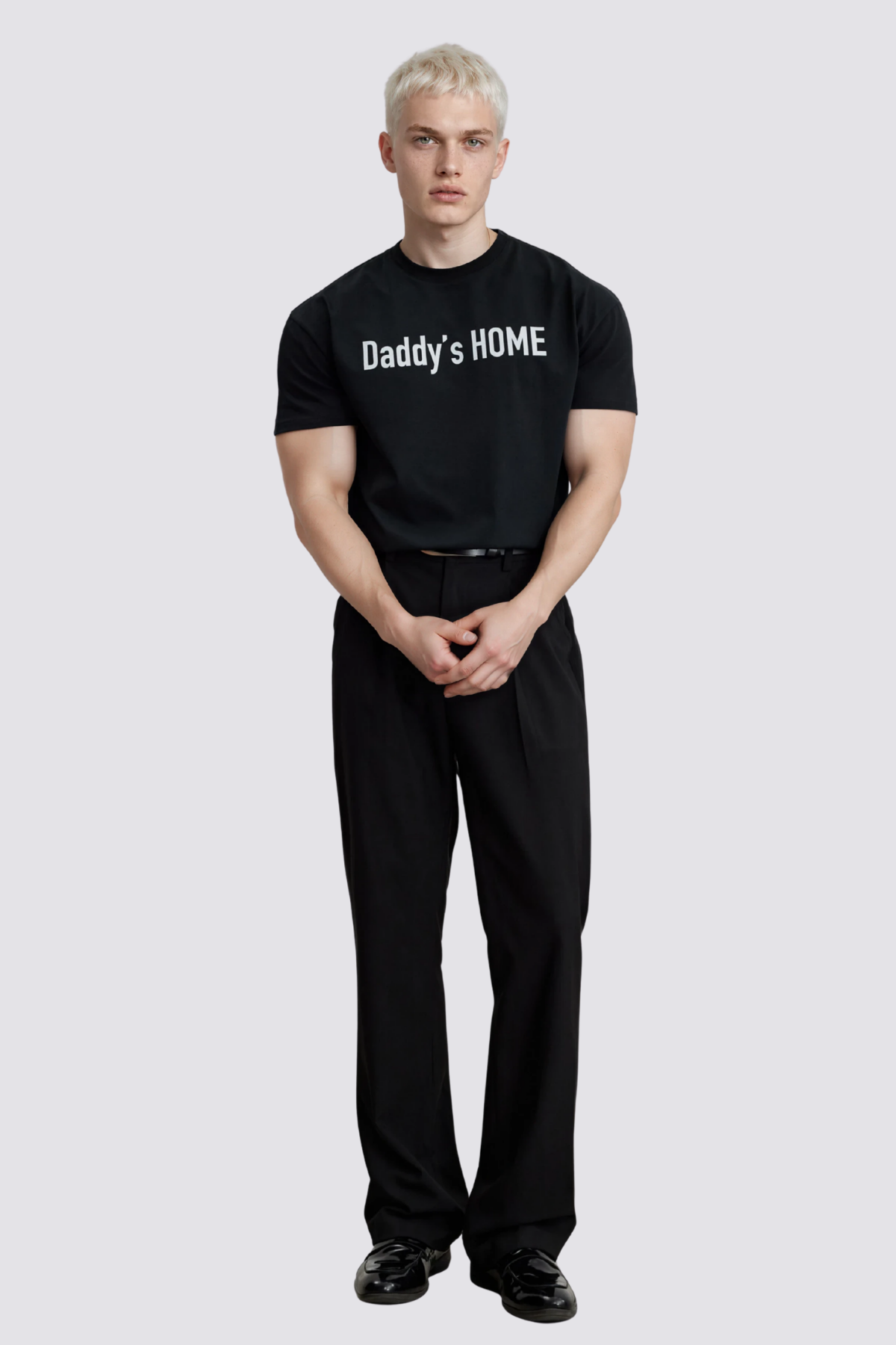 Muted Symbol Print T-Shirt Black