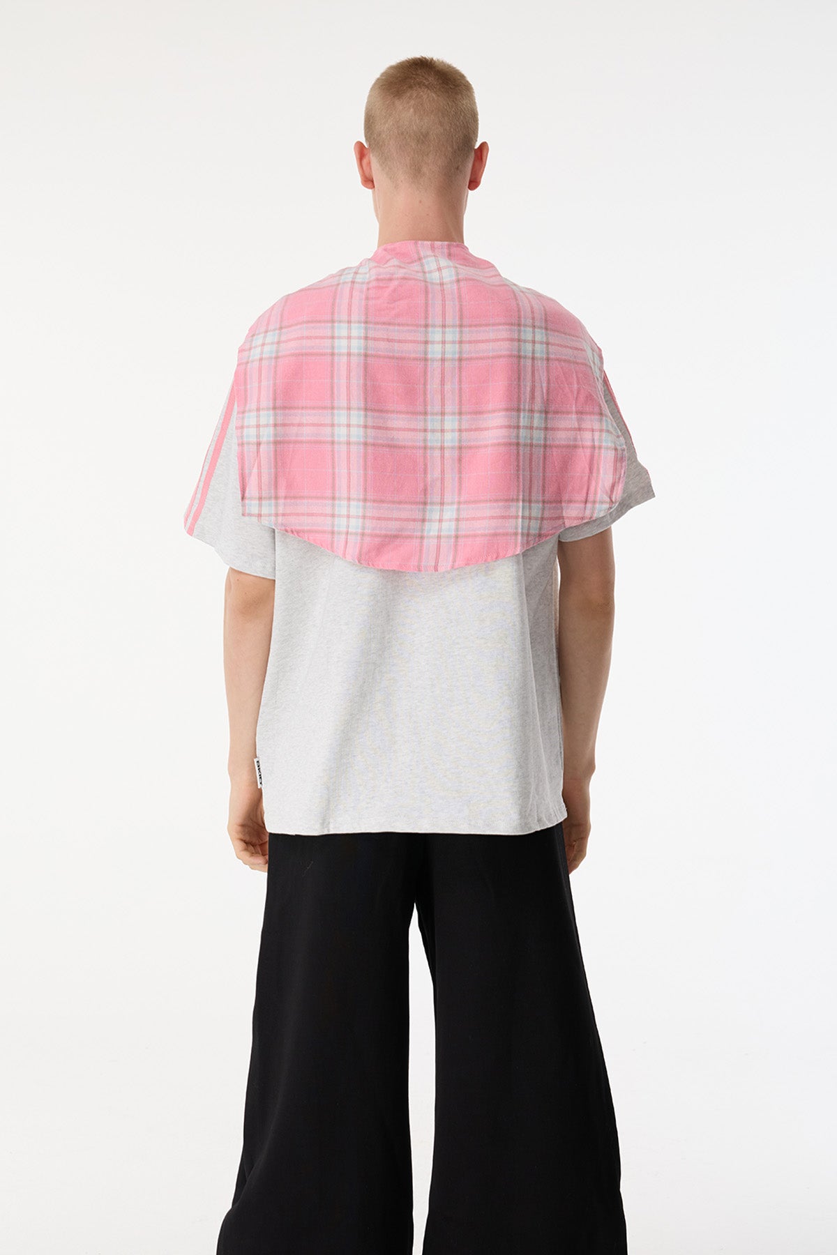 Muted Print Embroidery Top