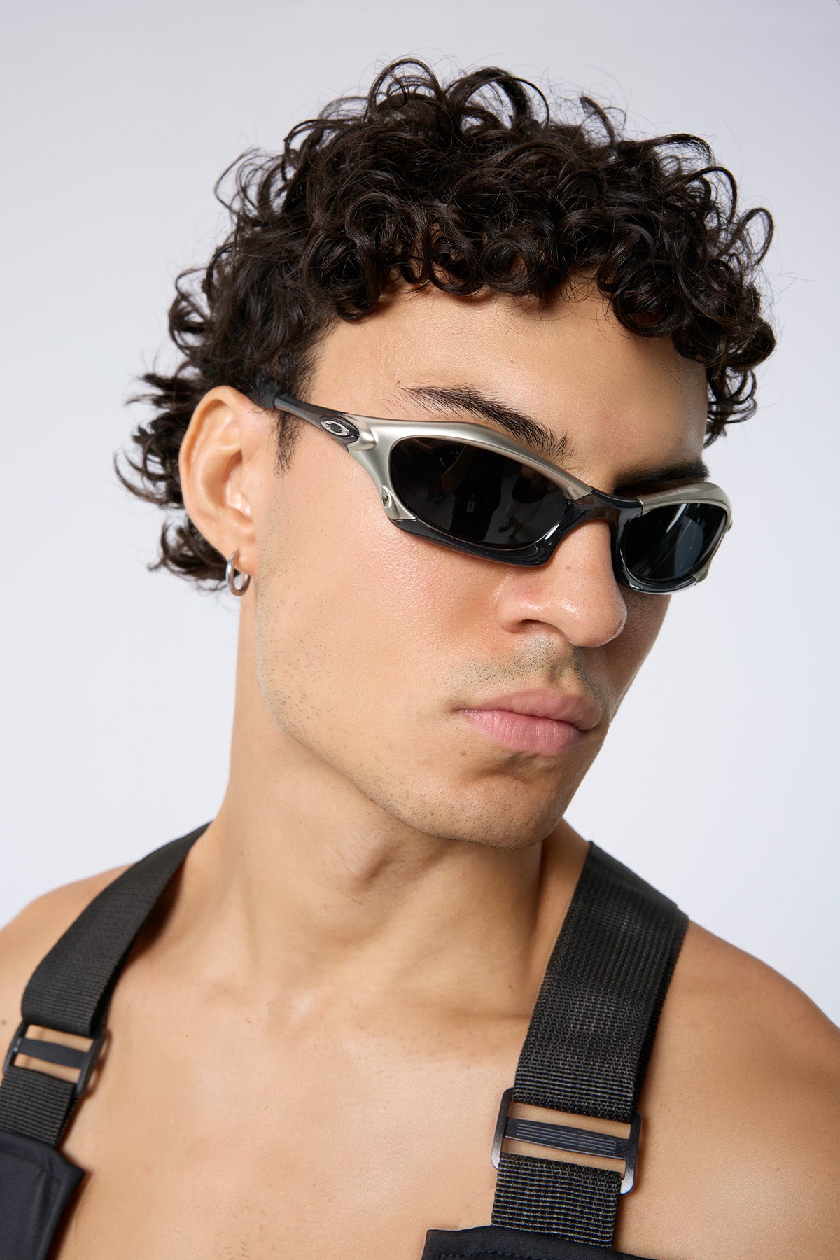 Neon Blink Metal Glasses Black