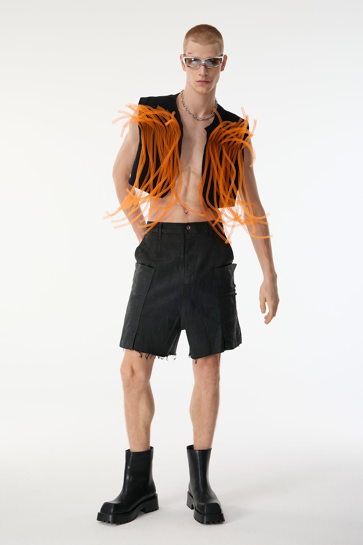 Neon Edge Sleeveless Crop Top