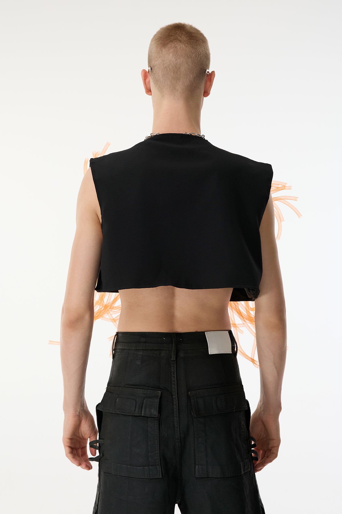 Neon Edge Sleeveless Crop Top