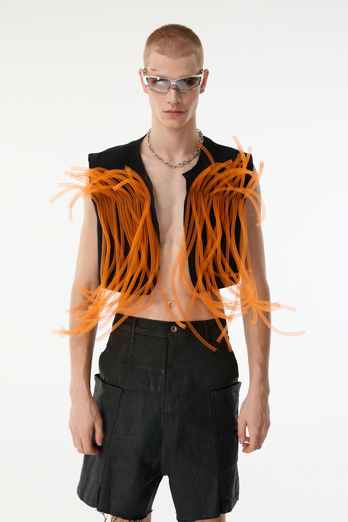 Neon Edge Sleeveless Crop Top