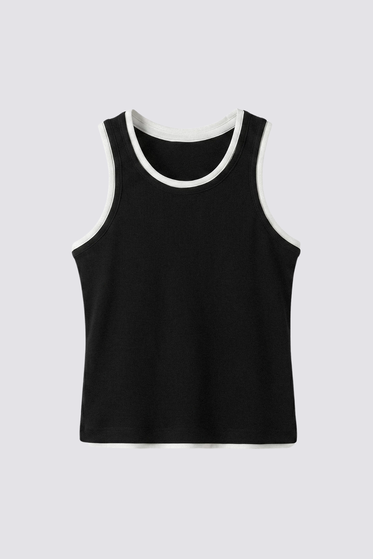 Neutral Pitch Tank Top Black
