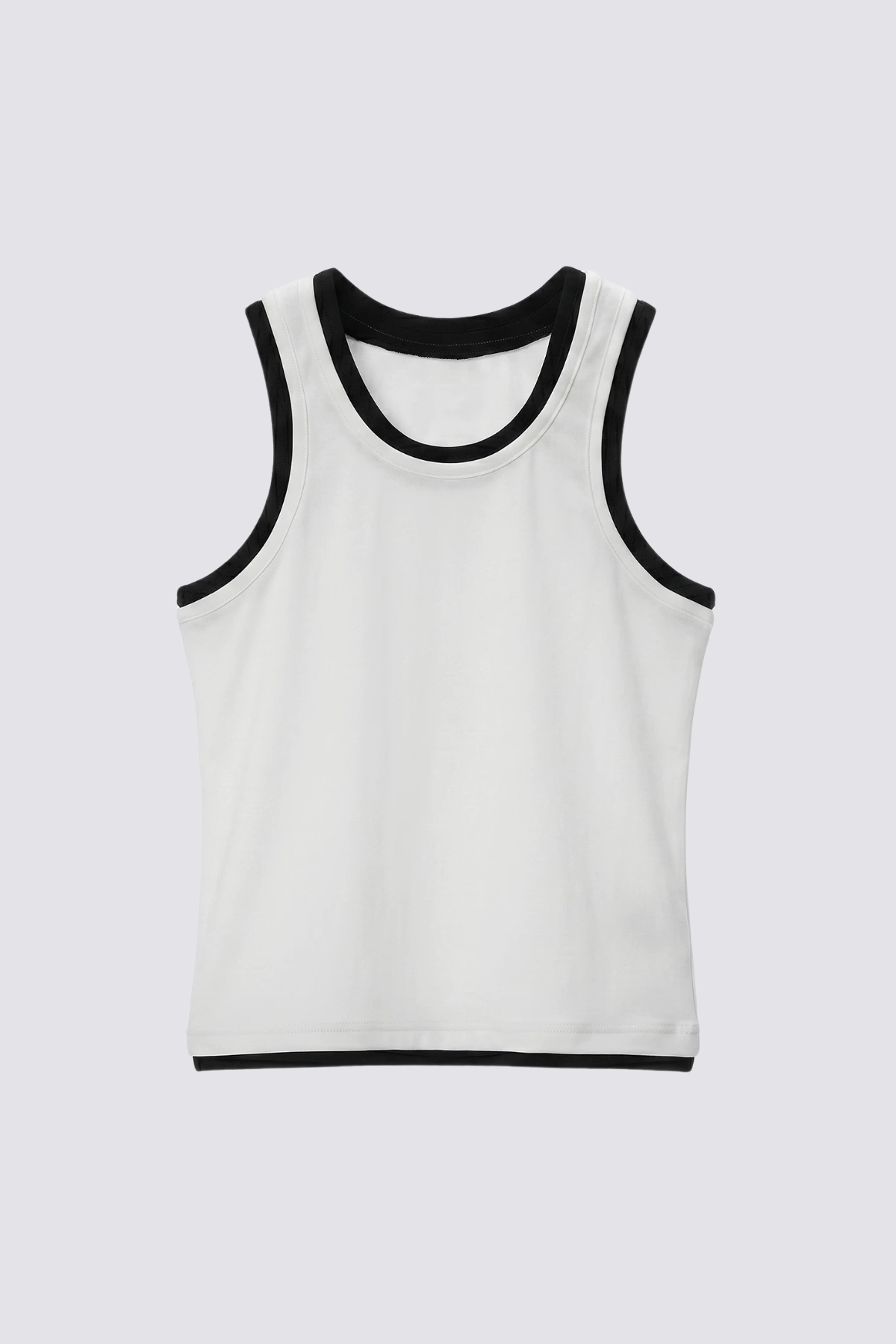 Neutral Pitch Tank Top White