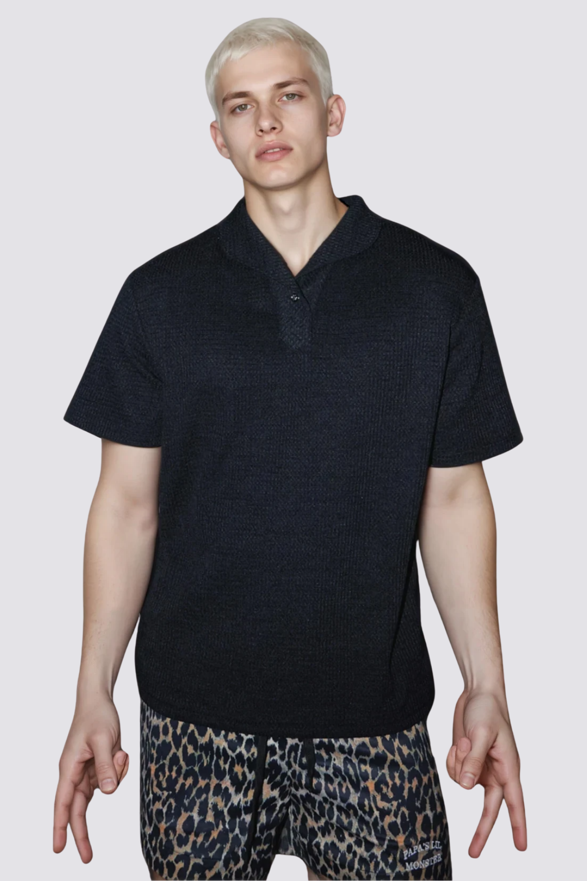 Night Constant Short Sleeve Top Black