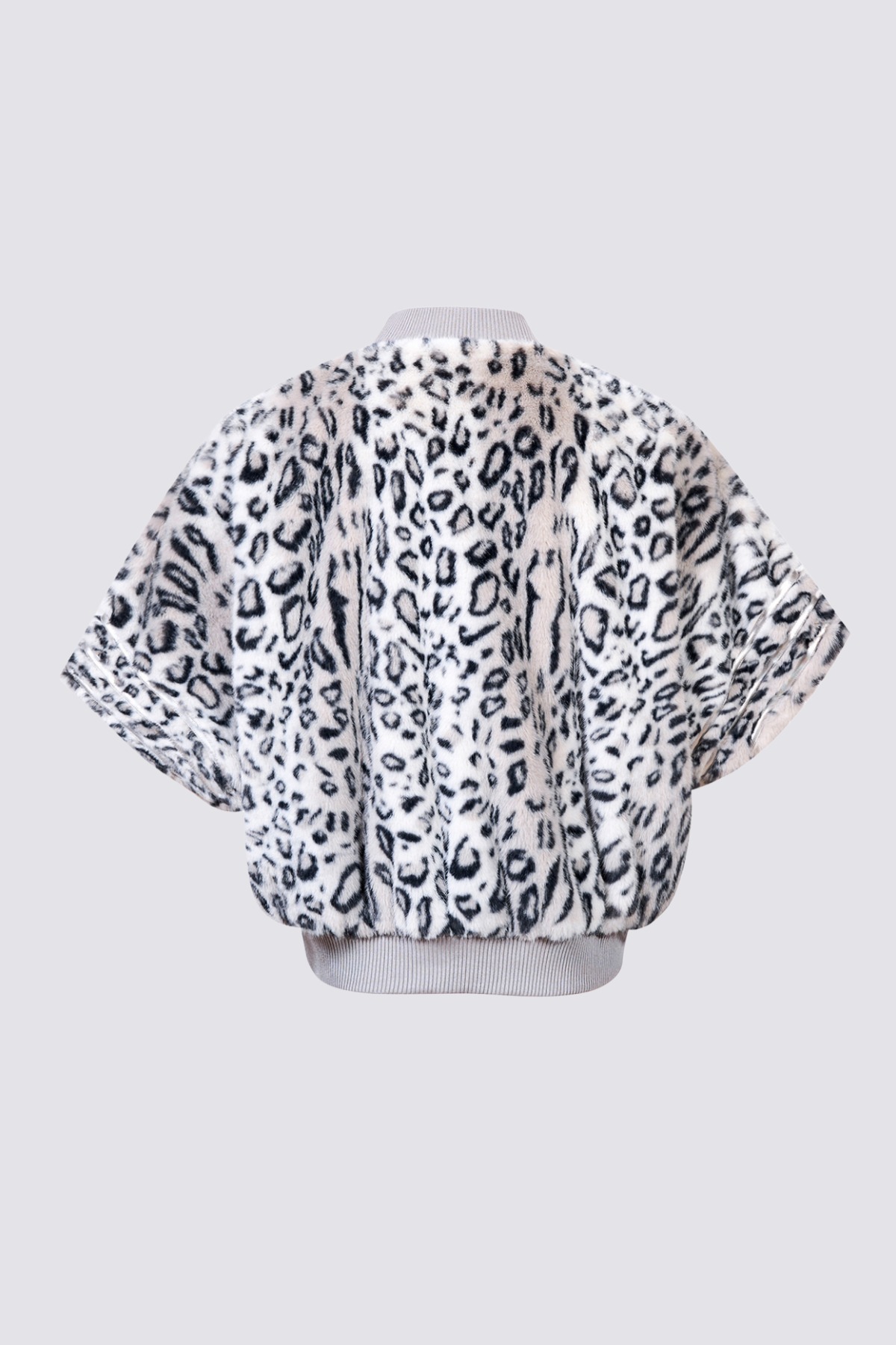 Night Roar Fur Leopard Print Jacket
