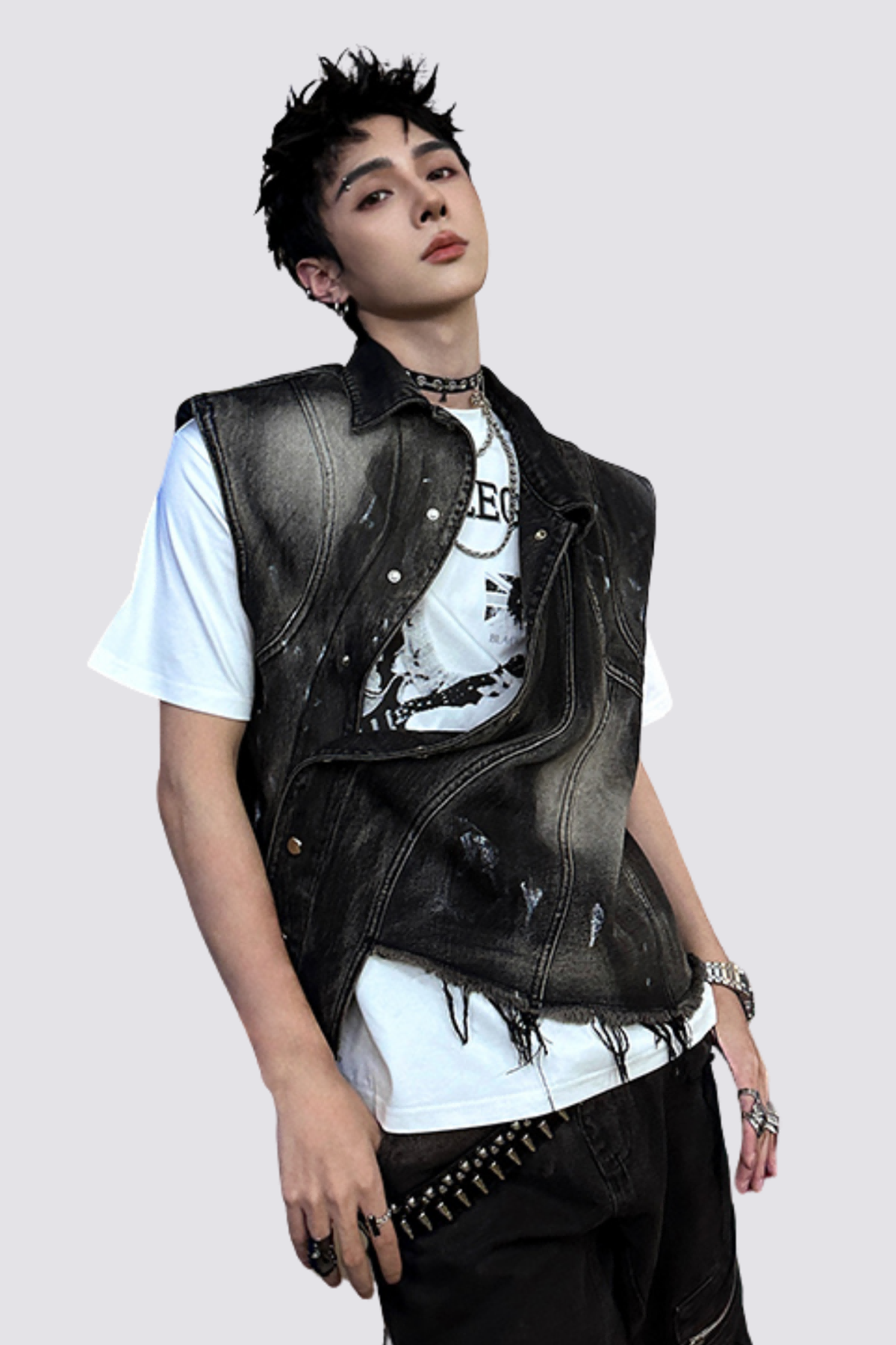 Noise Shell Asymmetrical Vest
