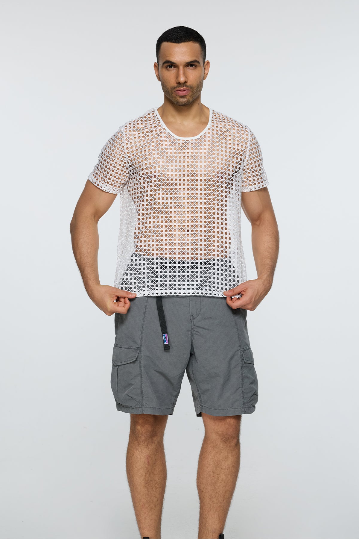 Obsidian Knit Cutout T-Shirt