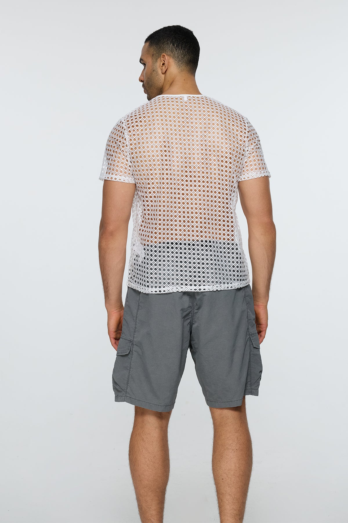 Obsidian Knit Cutout T-Shirt