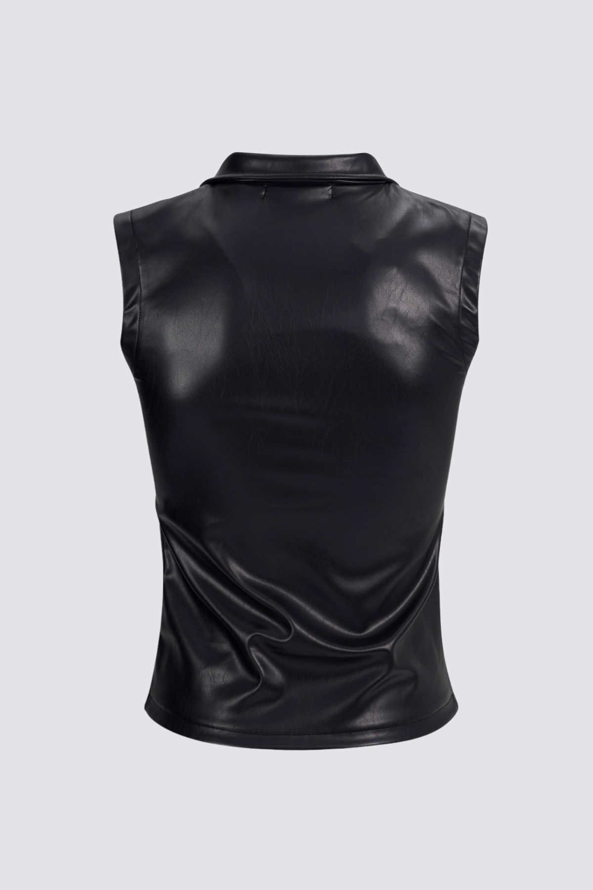 Obsidian Wrap Leather Vest