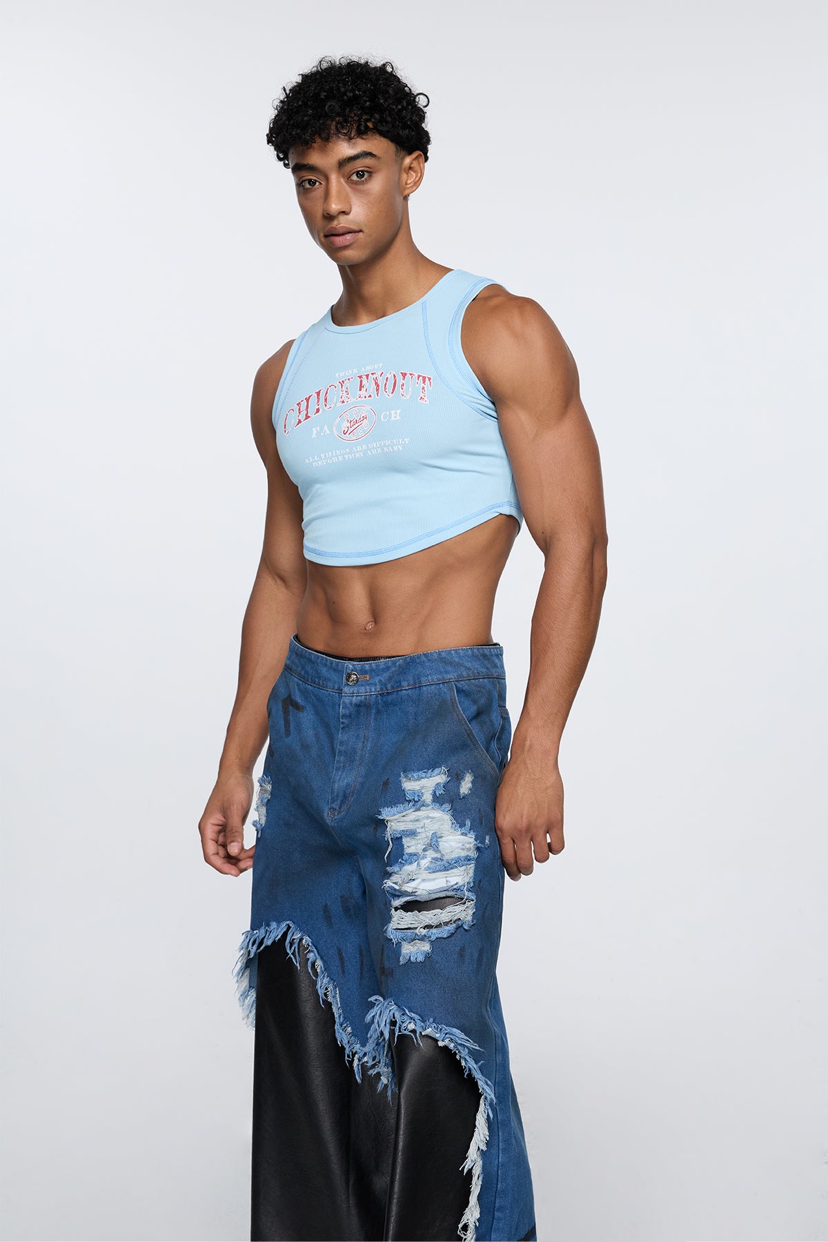 Parade Glow Print Crop Top