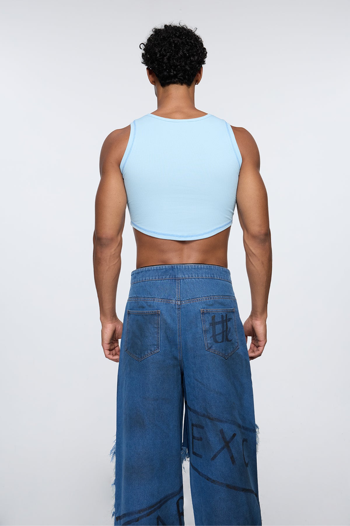 Parade Glow Print Crop Top