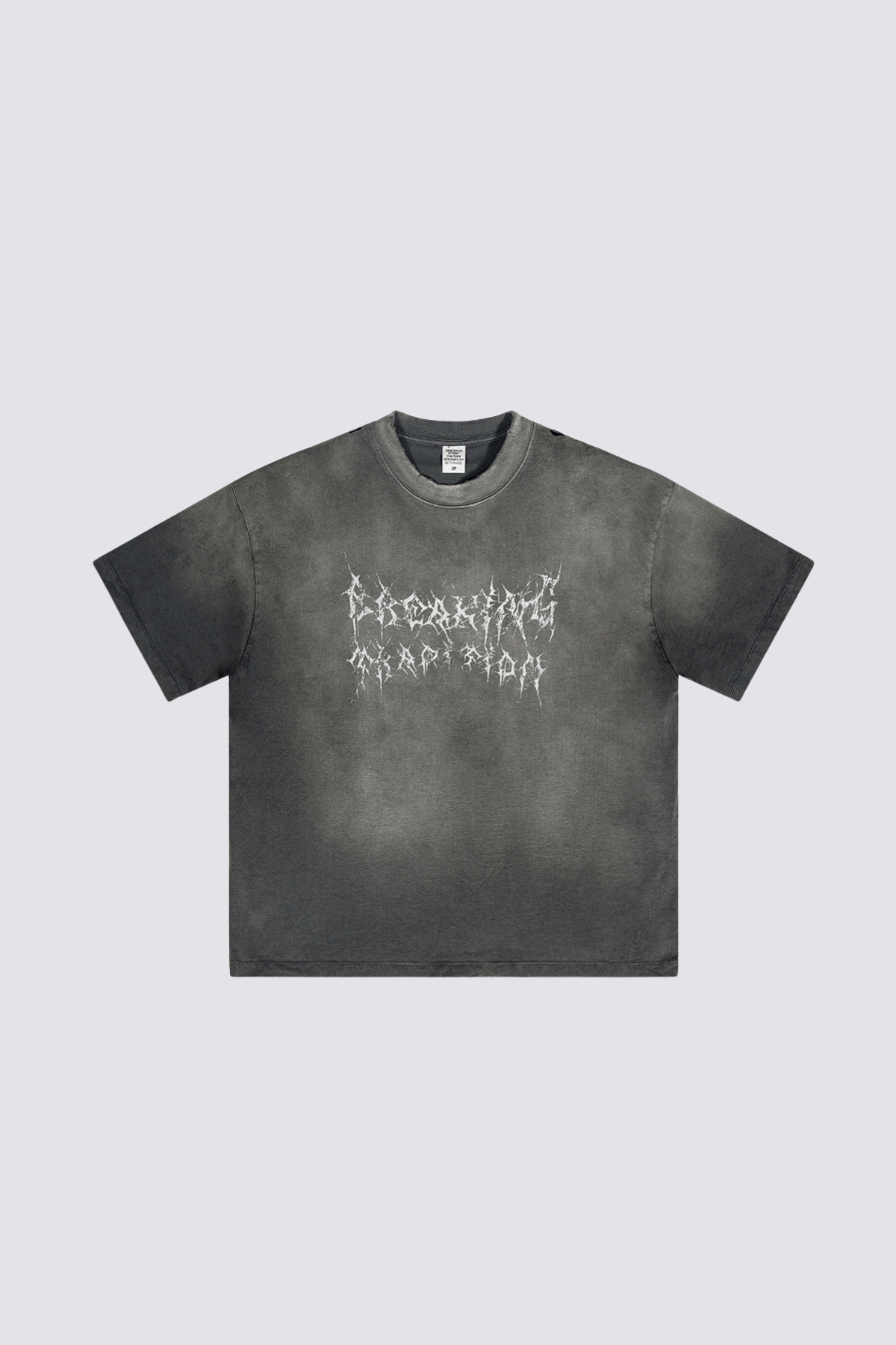 Phantom Ink Print Top Grey
