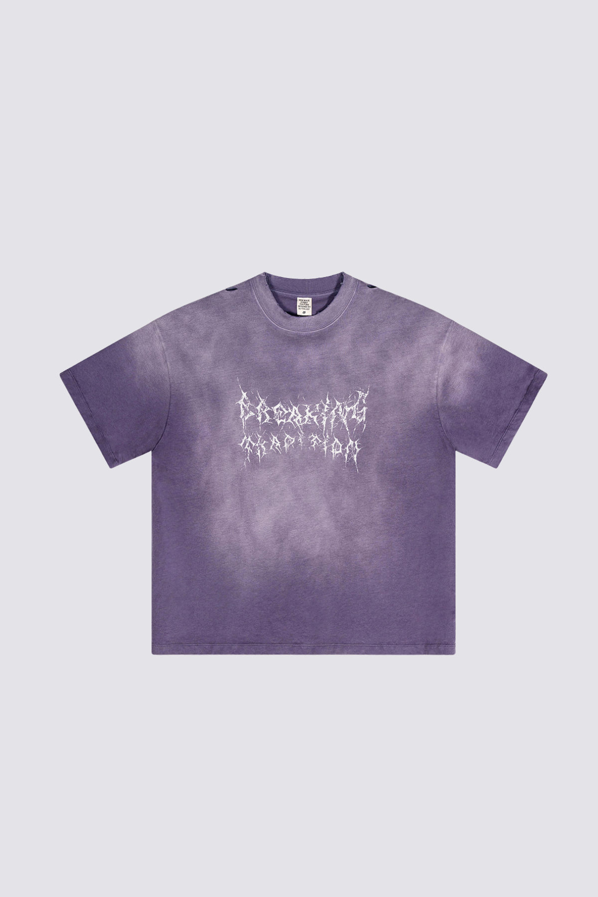 Phantom Ink Print Top Purple