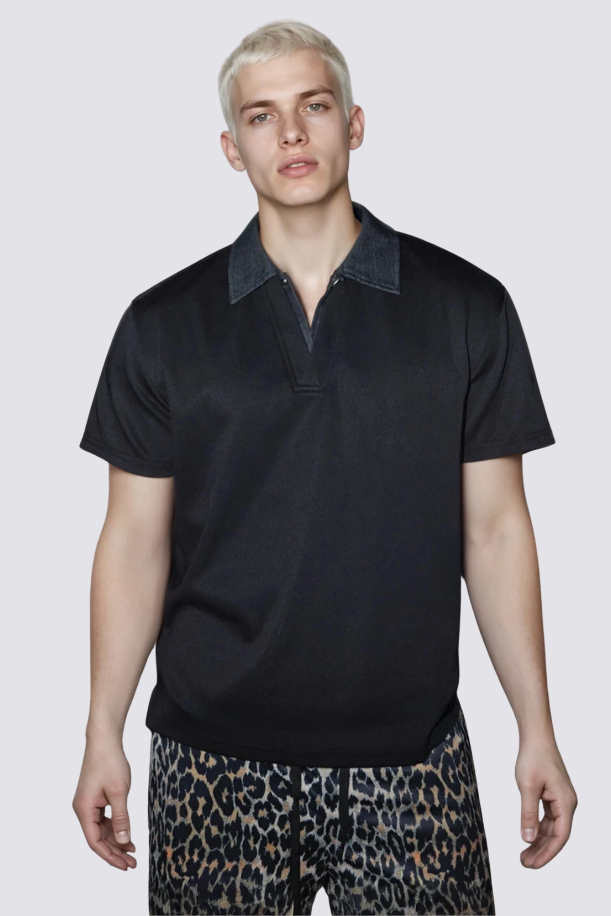 Phantom Veil Top Black