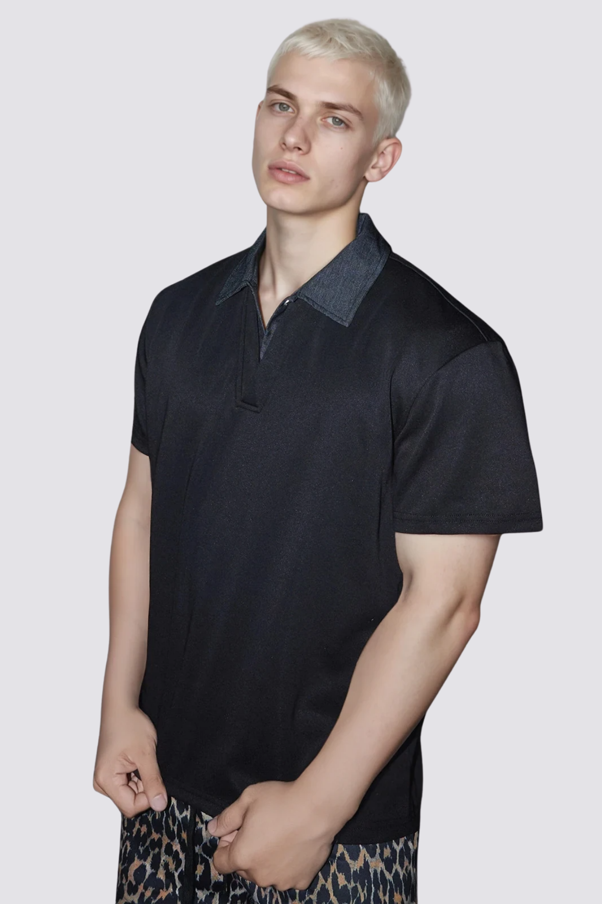 Phantom Veil Top Black