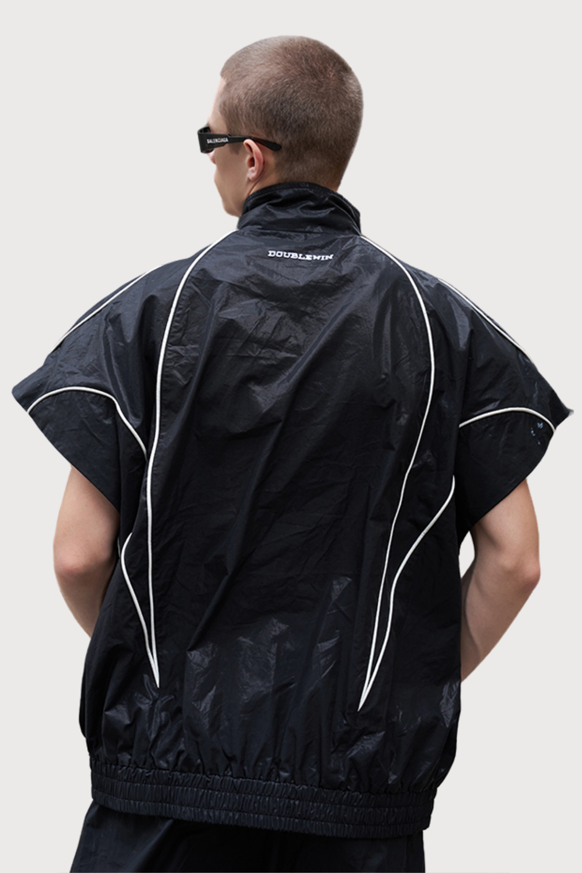 Phase Grain Short Sleeve Satin Outerwear