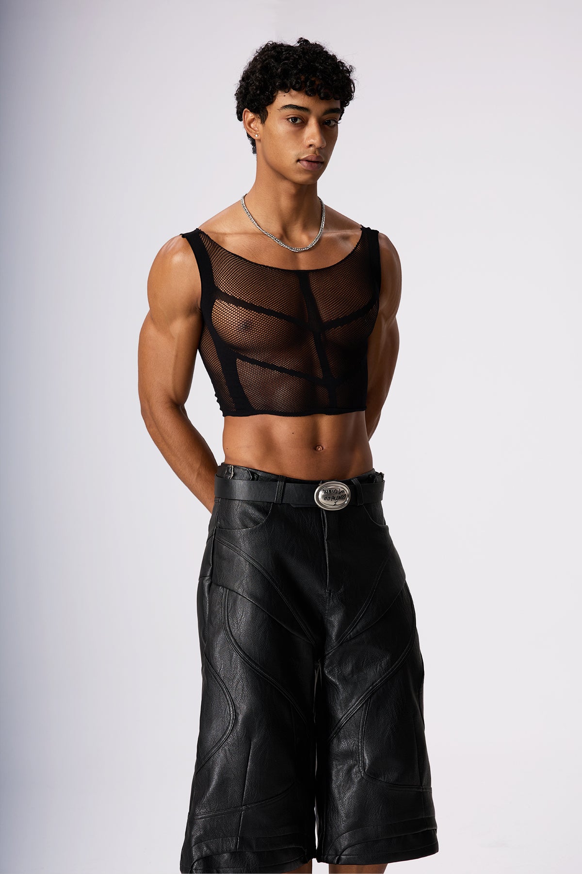 Phase Glint Fishnet Pants Set