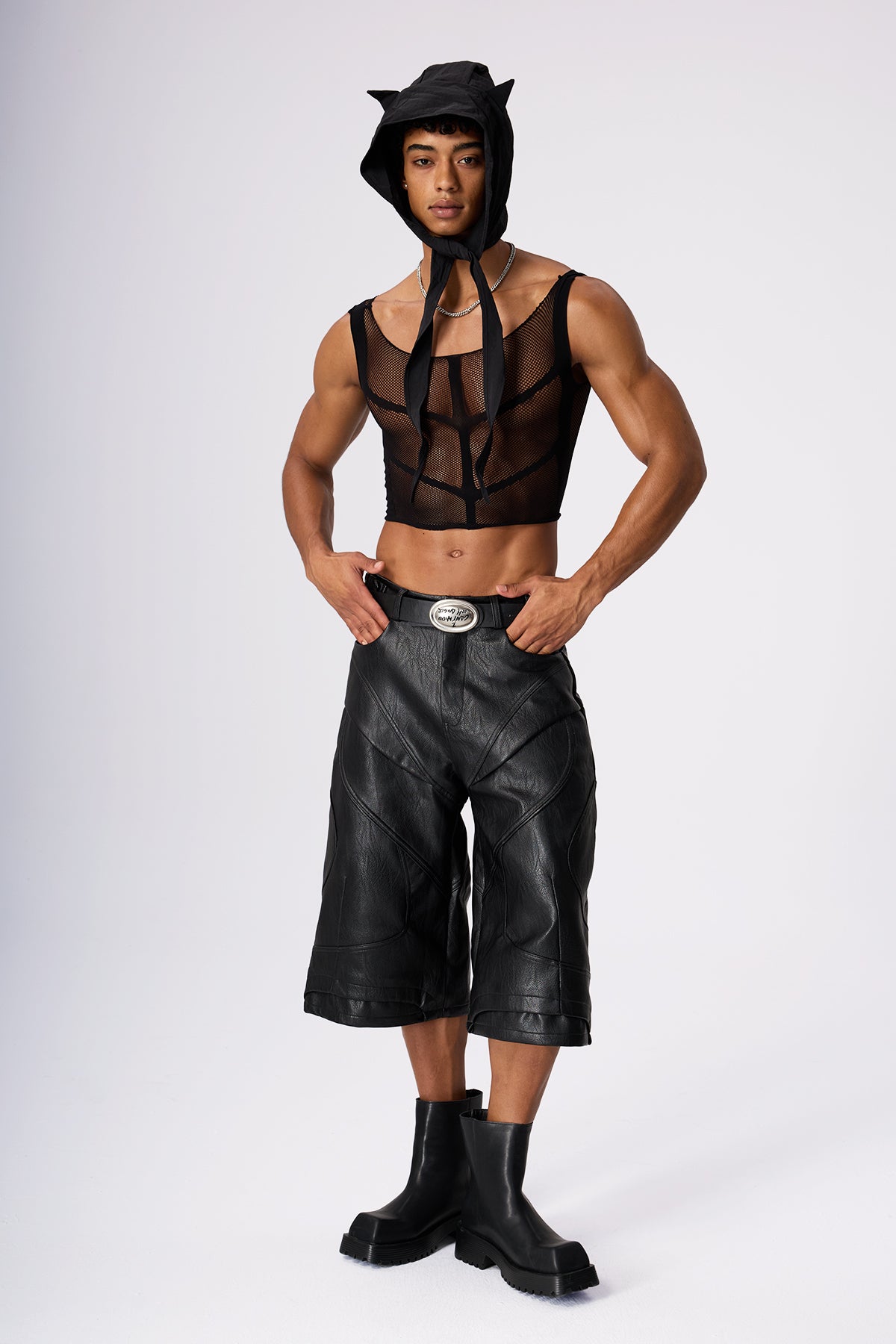 Phase Glint Fishnet Pants Set