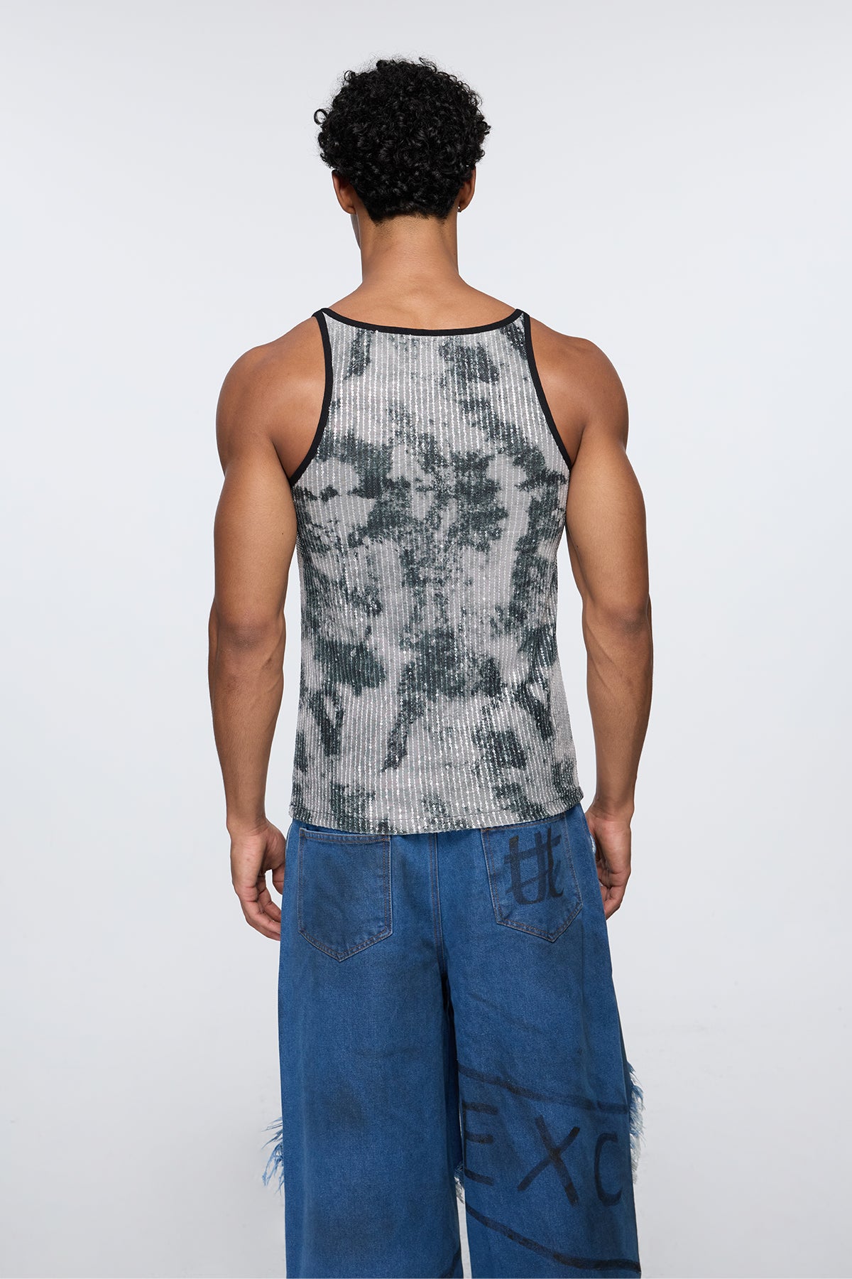Pitch Form Sequin Tank Top