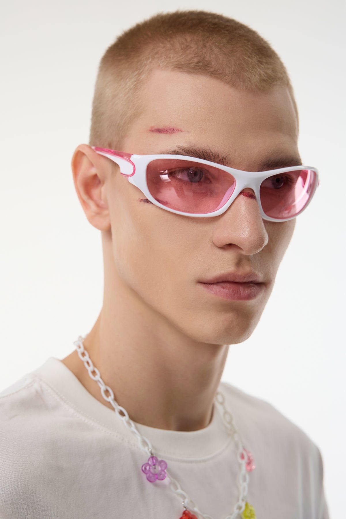 Pixel Wrap Punk Sunglasses