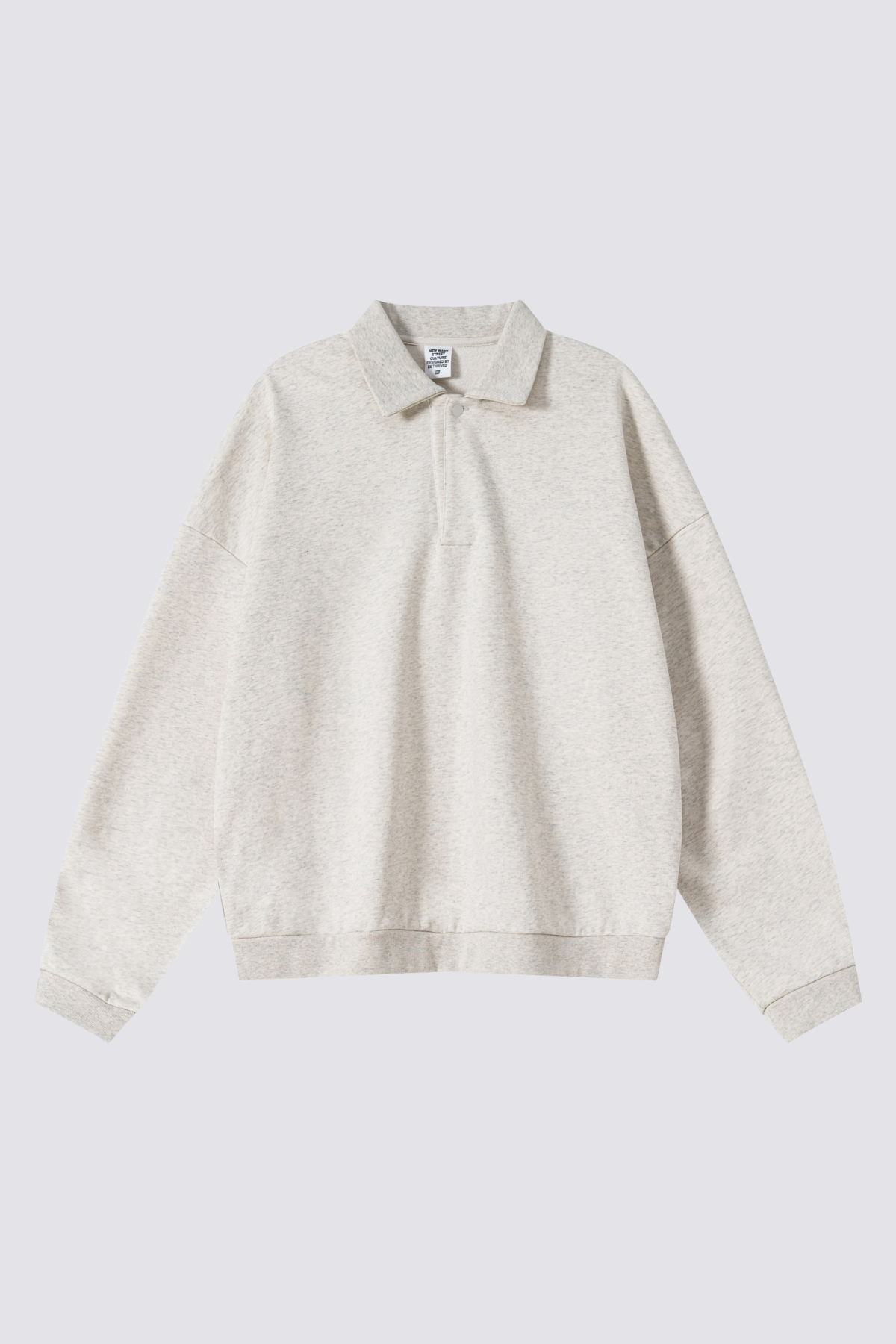 Plain Obscurity Long Sleeve Top Oat Grey