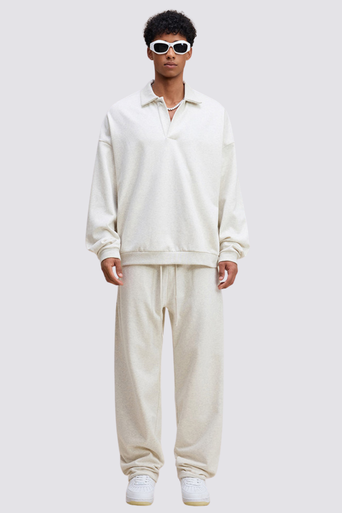 Plain Obscurity Long Sleeve Top Oat Grey