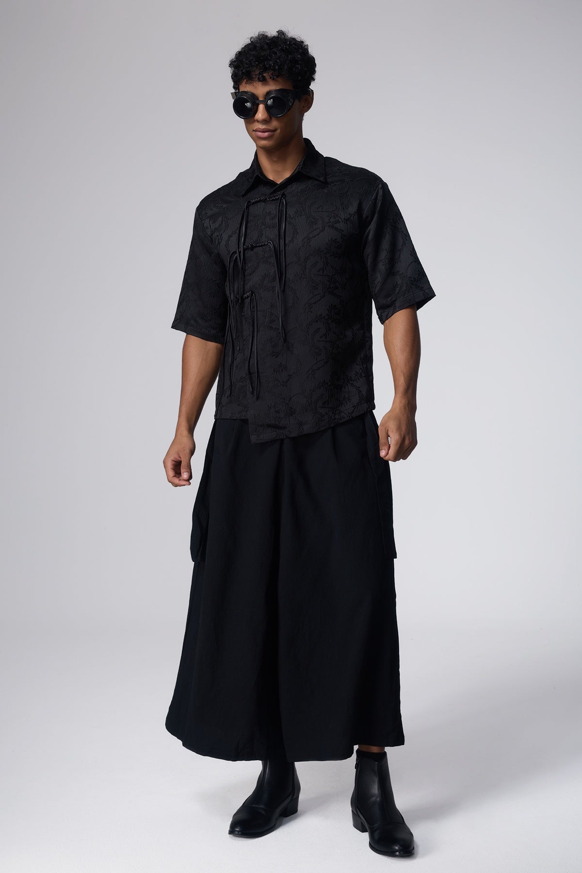 Plain Shell Jacquard Shirt