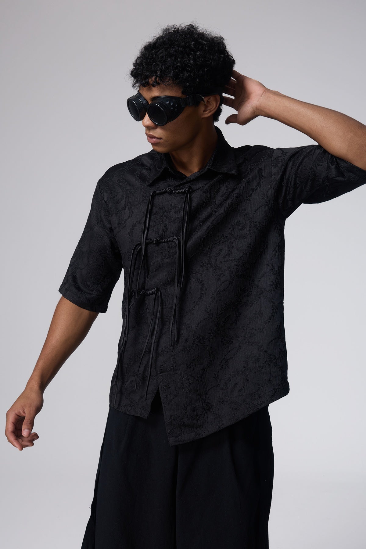Plain Shell Jacquard Shirt