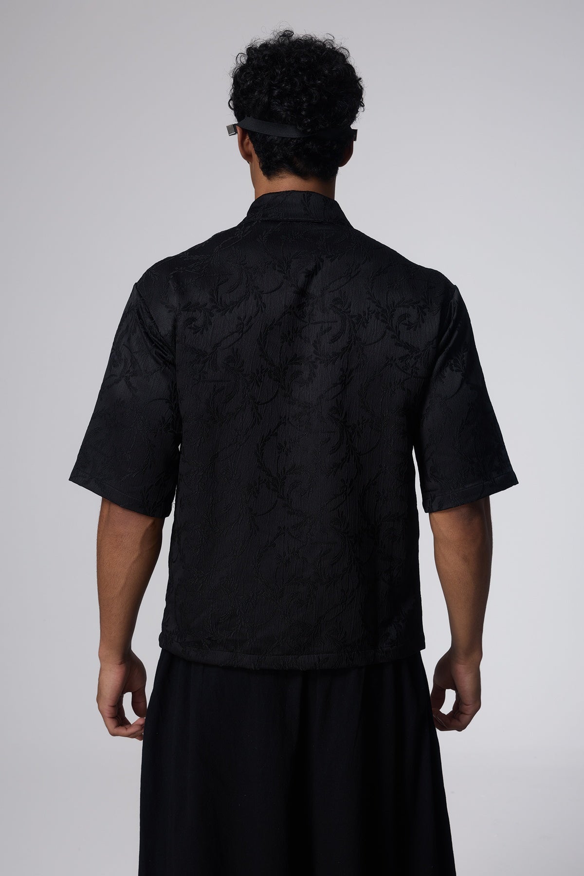 Plain Shell Jacquard Shirt