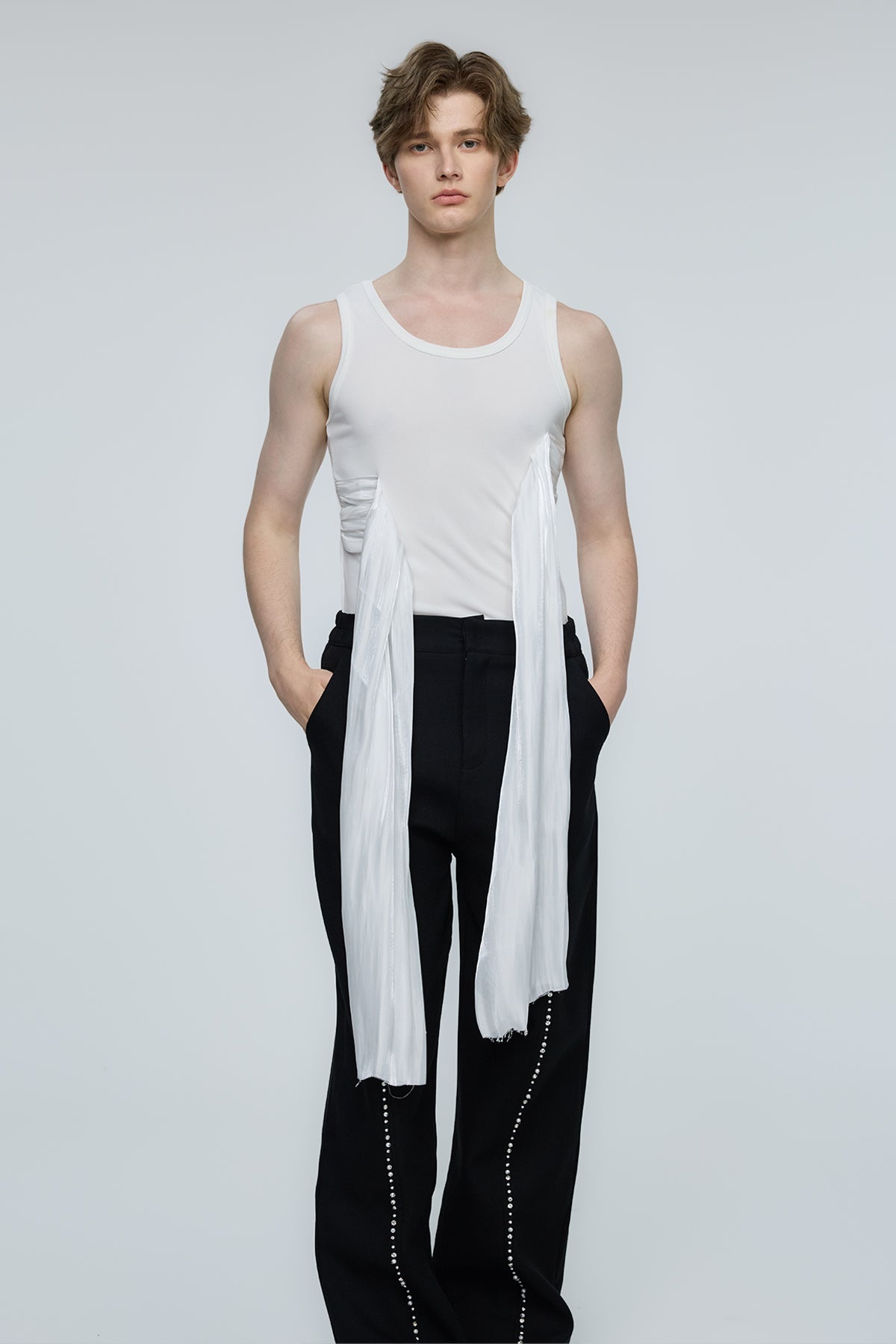 Plasma Glide Flowing Ribbon Tank Top