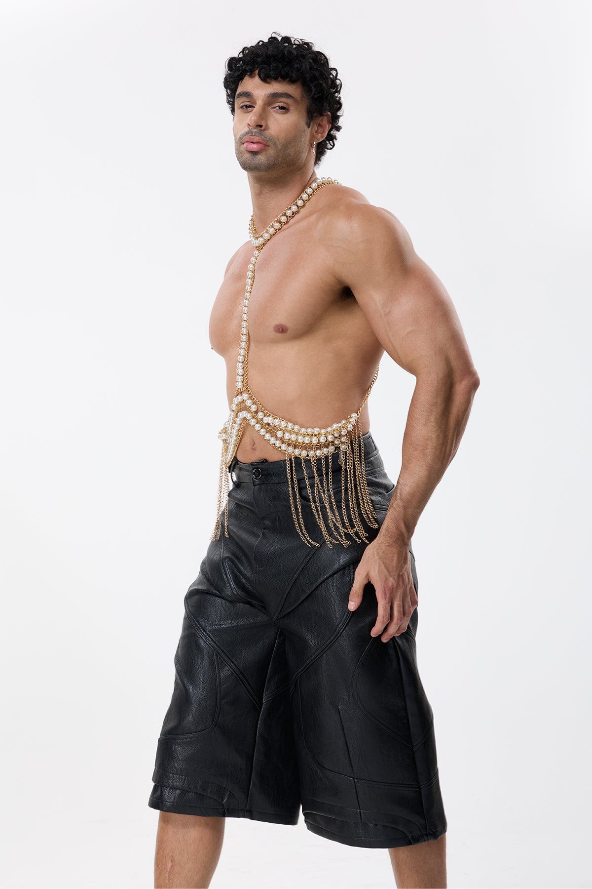 Polish Hybrid Pearl Body Chain