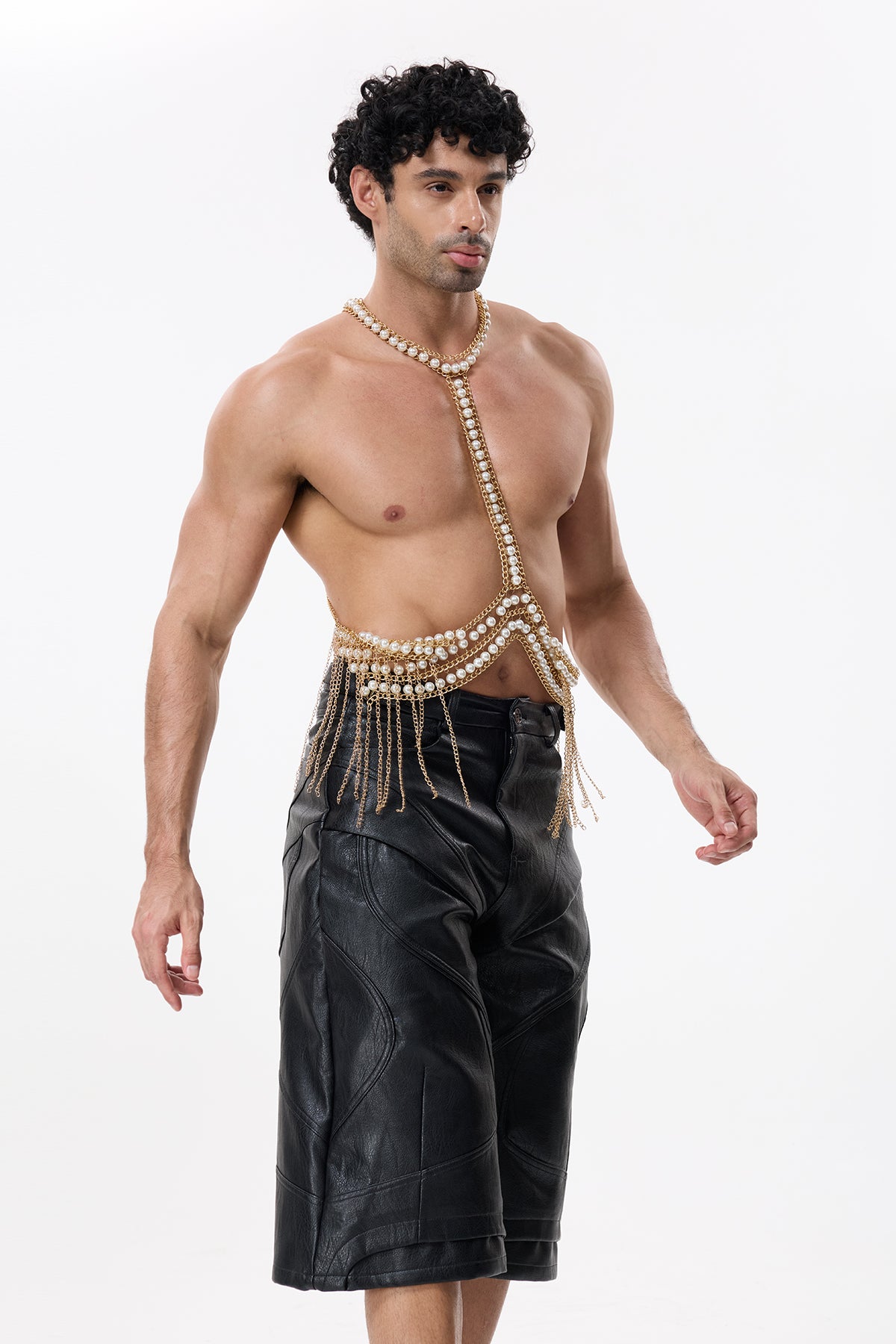 Polish Hybrid Pearl Body Chain