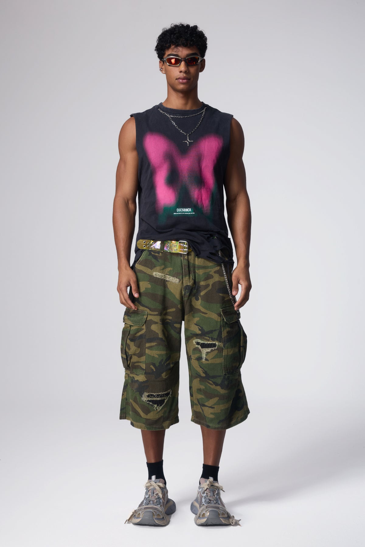 Prime Move Camouflage Cargo Shorts