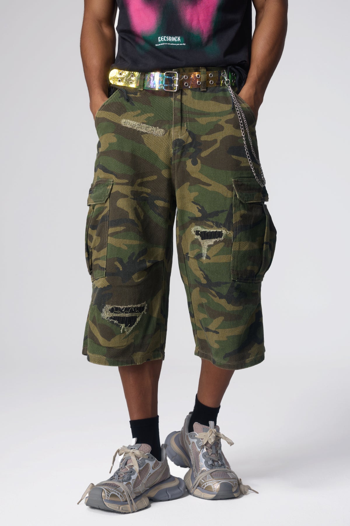 Prime Move Camouflage Cargo Shorts