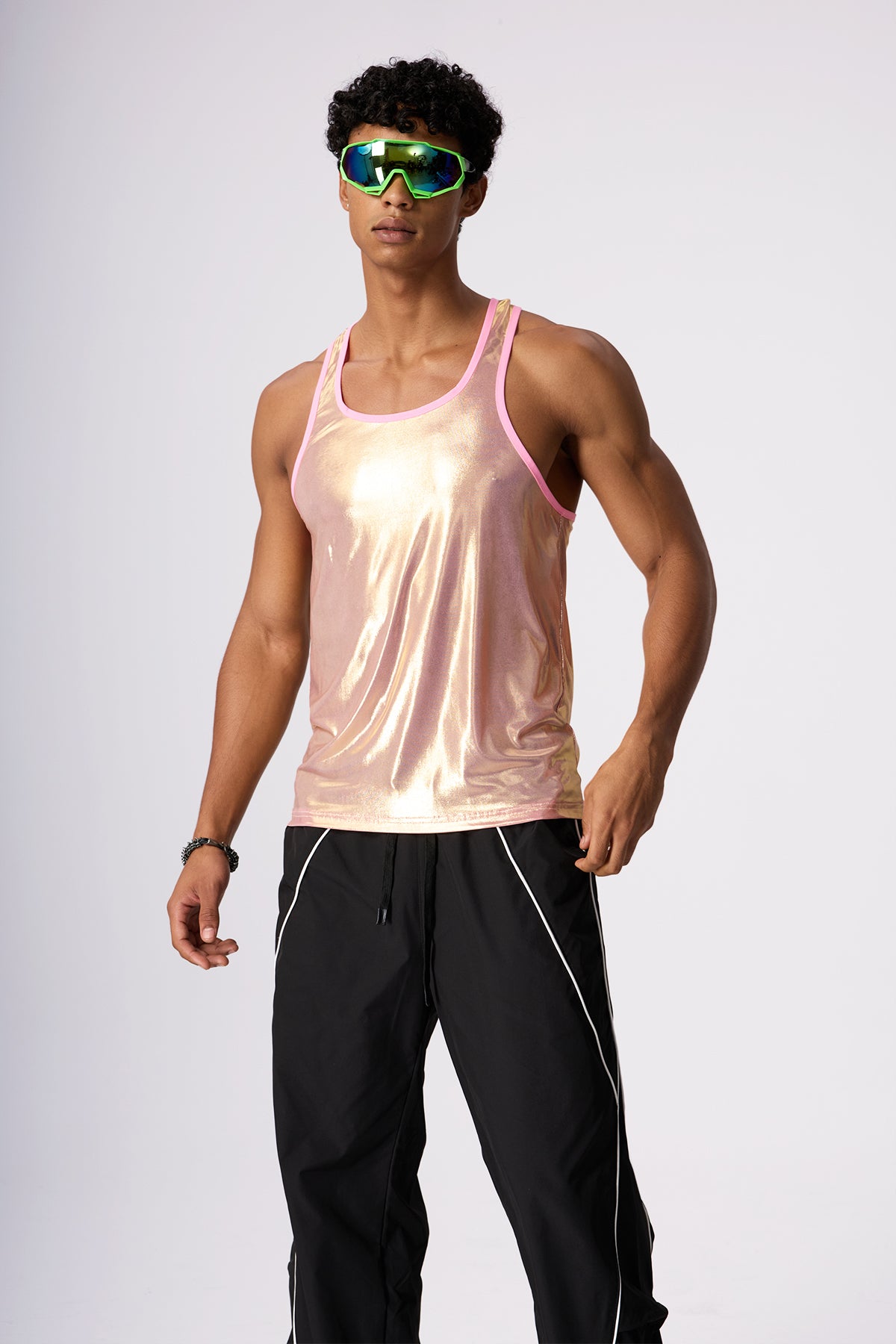 Princess Code Metallic Sleeveless Top