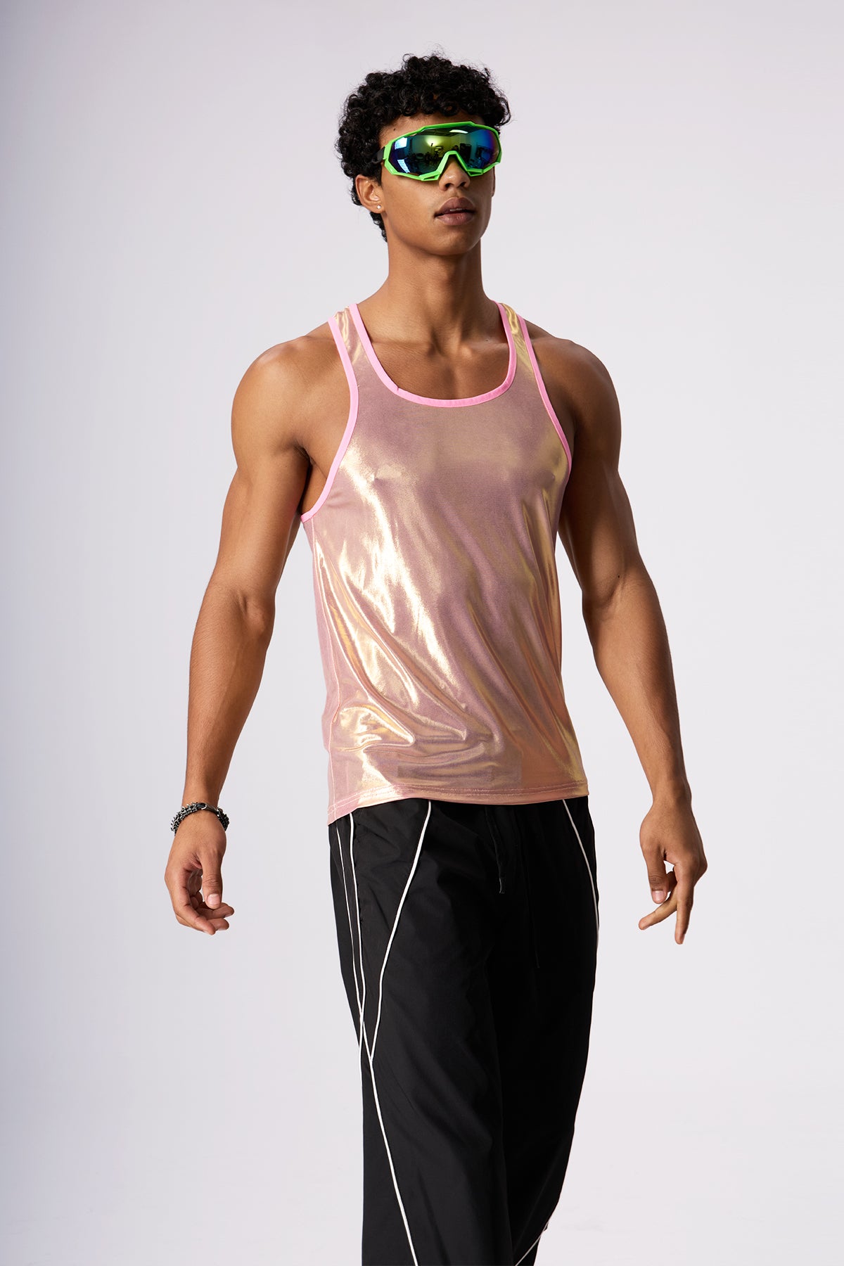 Princess Code Metallic Sleeveless Top