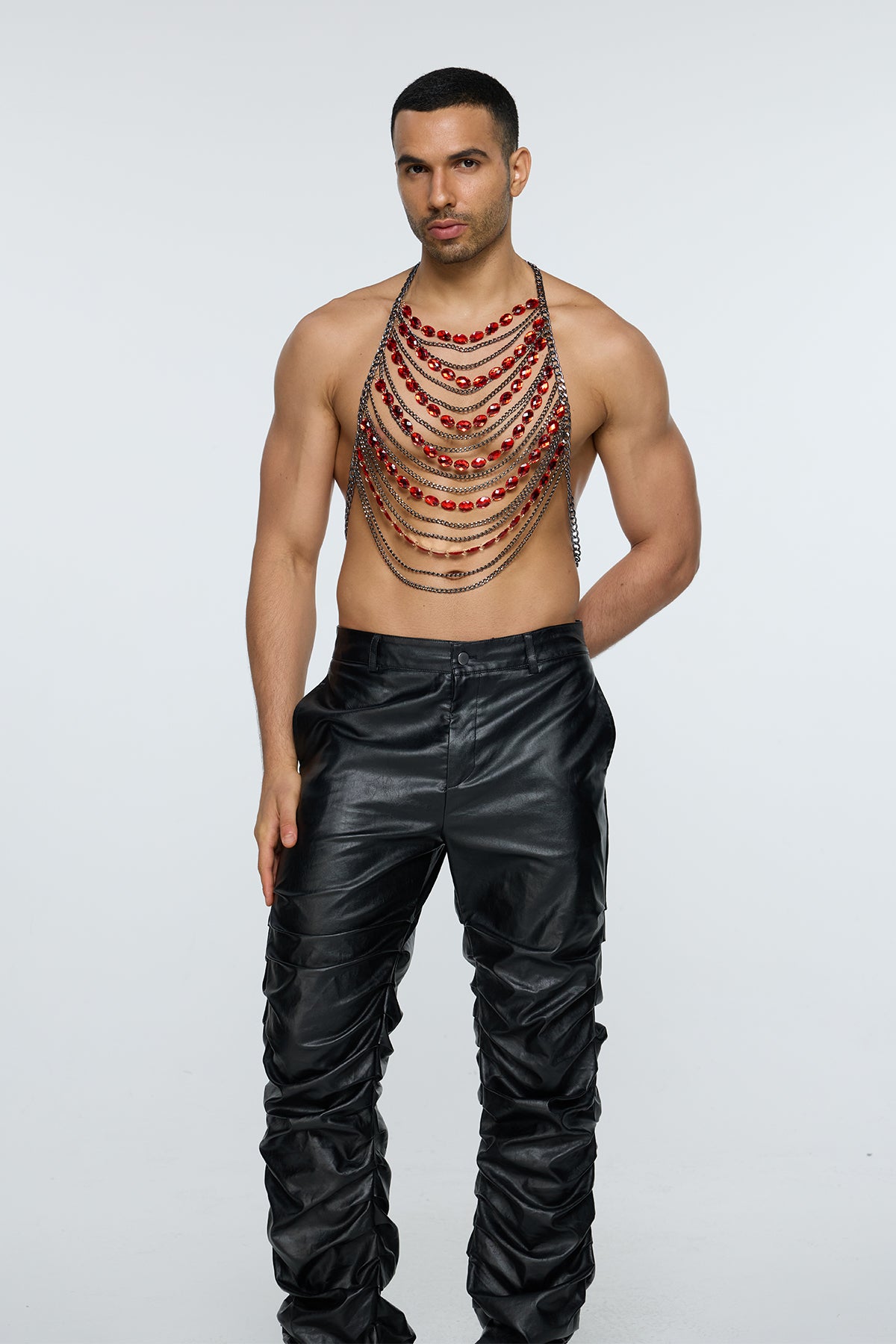 Prismatic Facet Crystal Chain Top