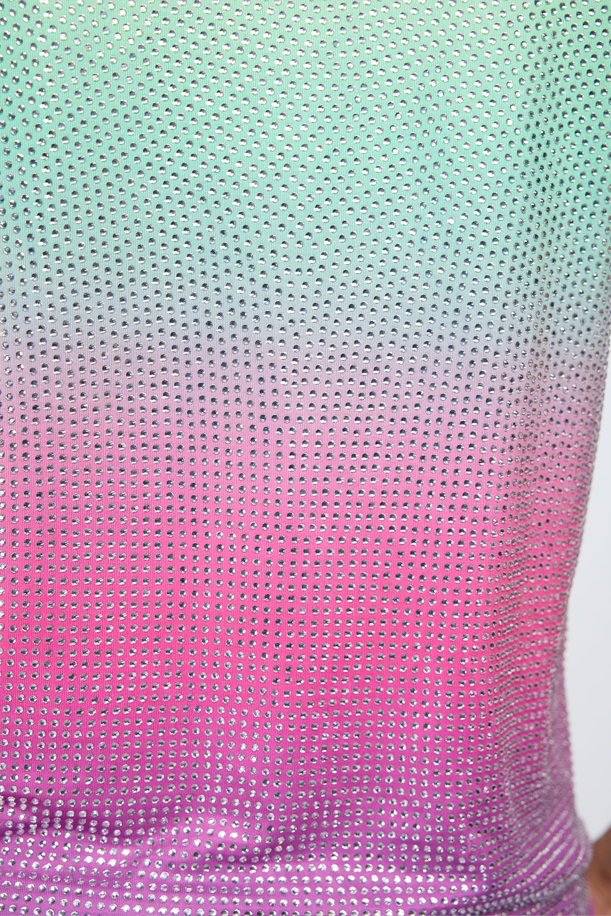 Prismatic Flash Rhinestone Tank Top Multi